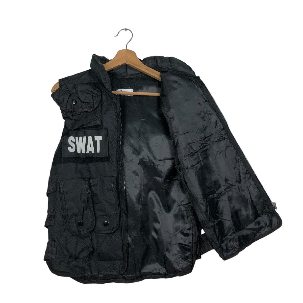 Japanese Brand VINTAGE UTILITY MULTI POCKET PARACHUTE DESIGN SWAT BIG LOGO Size US M / EU 48-50 / 2 - 13 Thumbnail