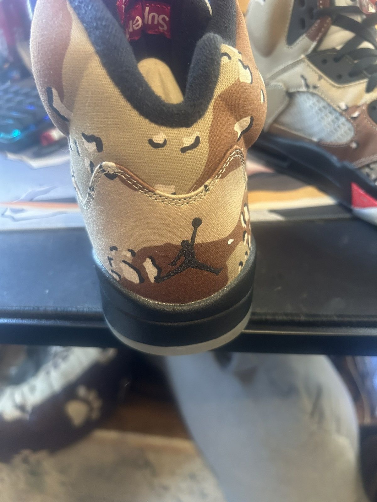 Nike × Supreme Air Jordan 5 supreme dessert camo Size US 11.5 / EU 44-45 - 5 Thumbnail