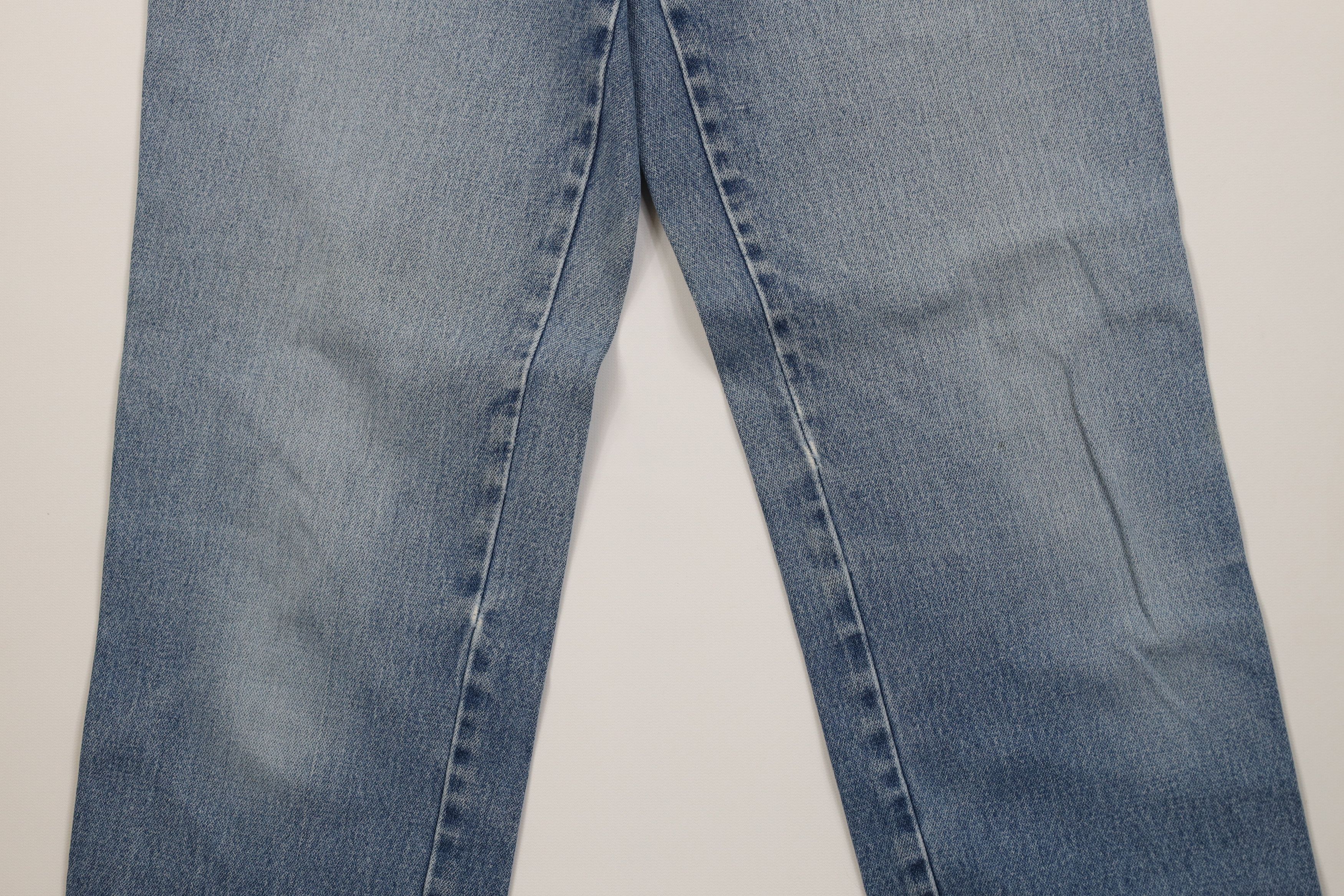 Vintage Vintage 80s 90s Streetwear Pleated Straight Leg Denim Jeans Size 30" / US 8 / IT 44 - 3 Thumbnail