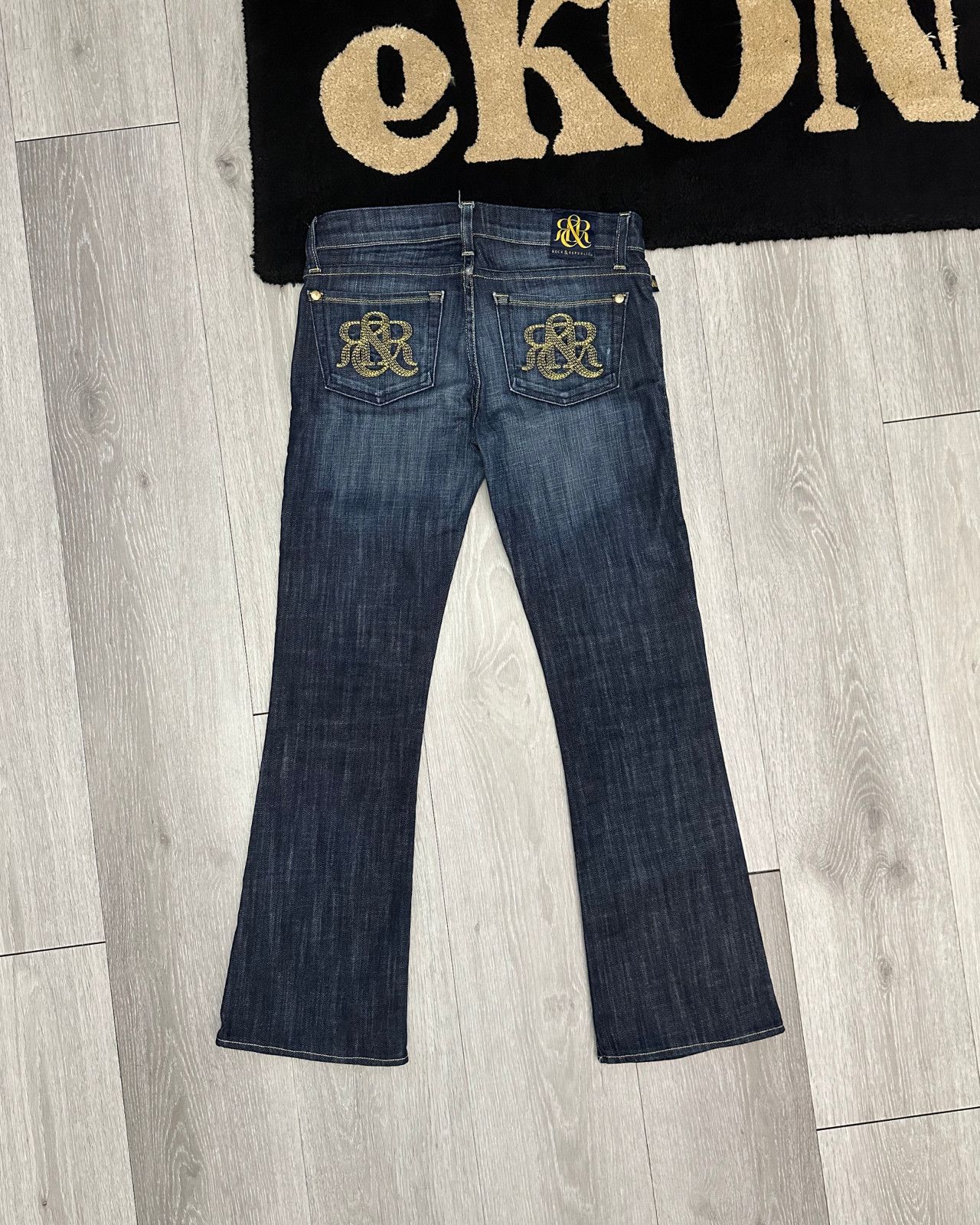 Rock & Republic × Vintage Rock & Republic Kasandra Bootcut Low Rise Womens Jeans 29x28 Size 29" - 1 Thumbnail