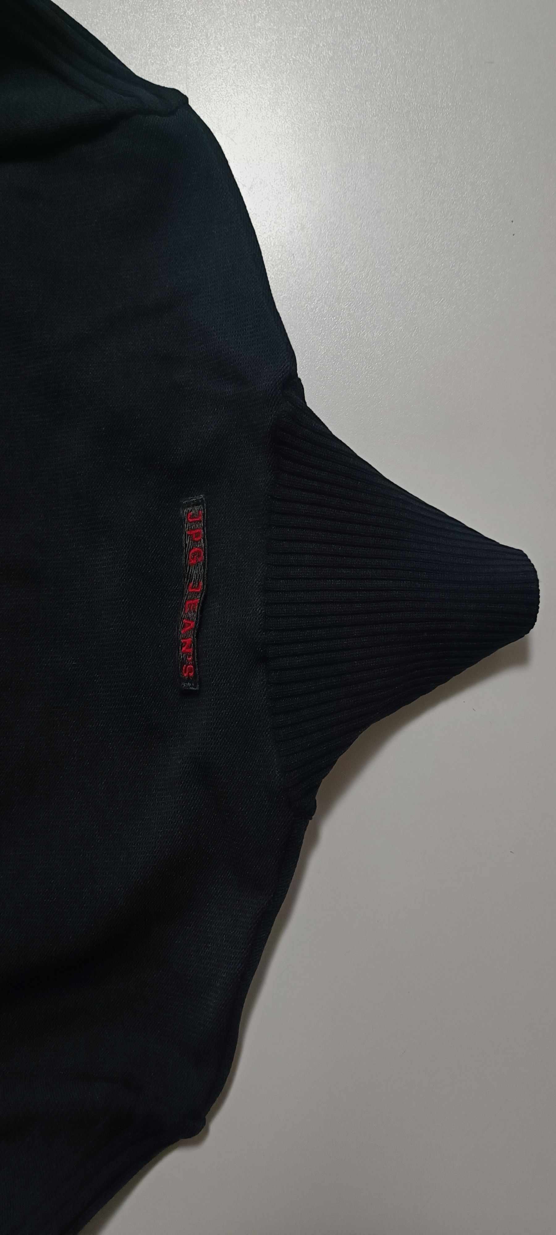 Jean Paul Gaultier 90's - Nylon knit JPG high-neck sweater Size M / US 6-8 / IT 42-44 - 13 Thumbnail