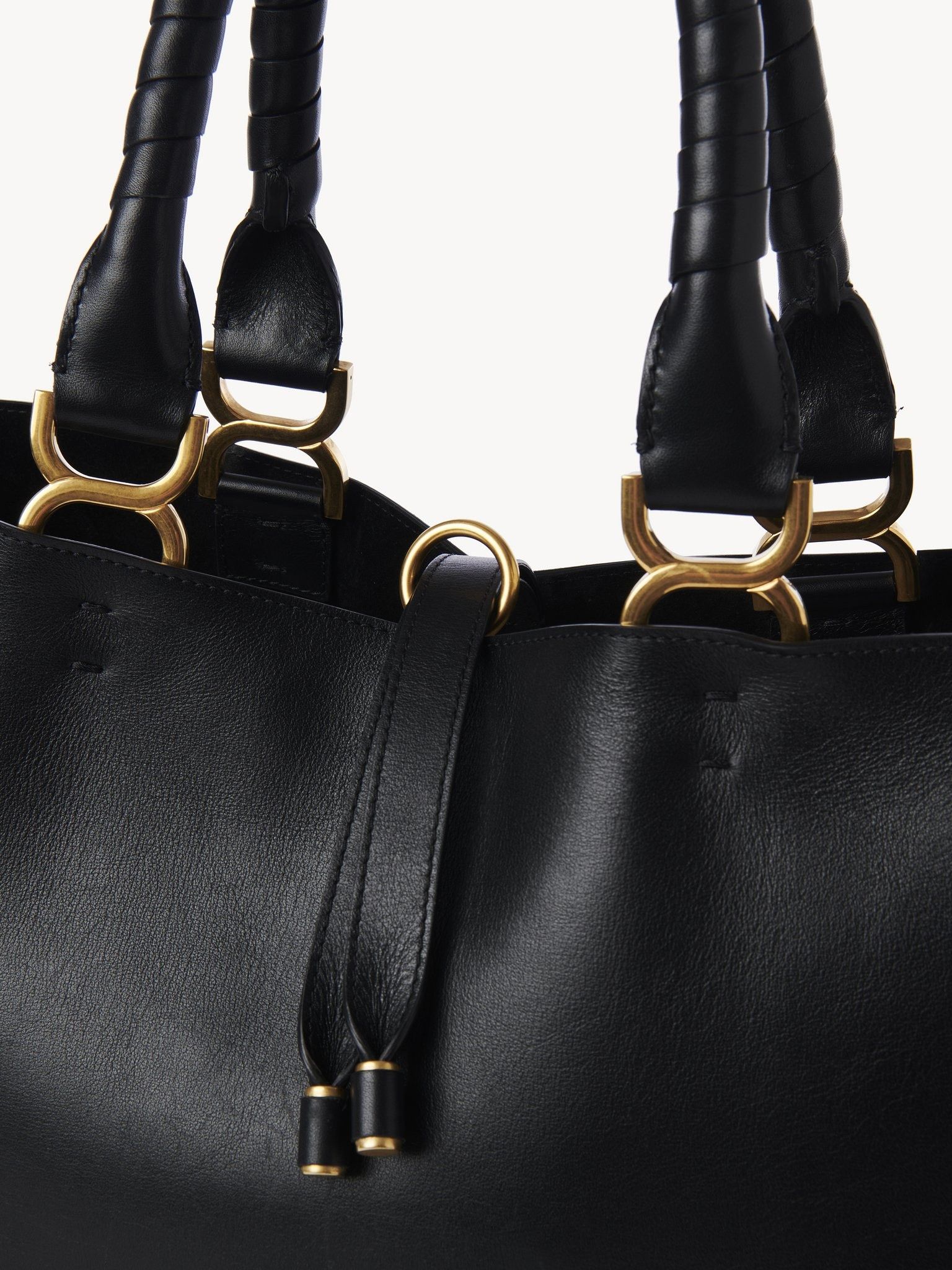Chloe o1loc1c1224 Size: OS / CHC23 Marcie Small Tote Bag in Black Size ONE SIZE - 3 Thumbnail