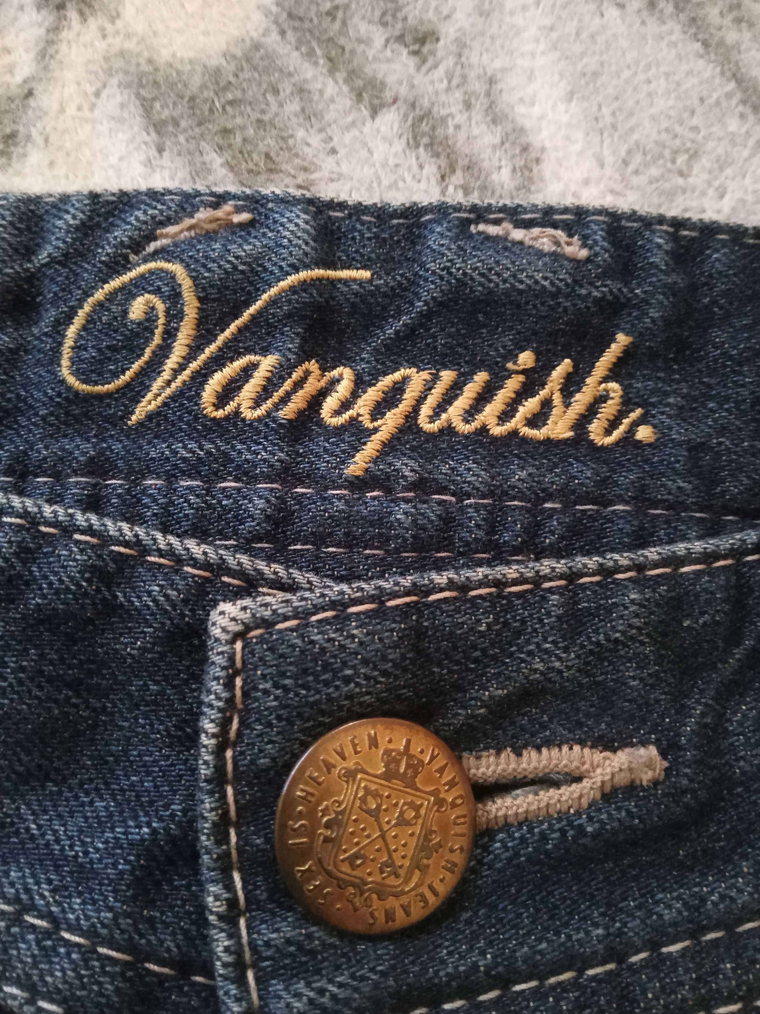 Vanquish Vanquish Gold Flare Jeans Size 32" / US 10 / IT 46 - 3 Thumbnail