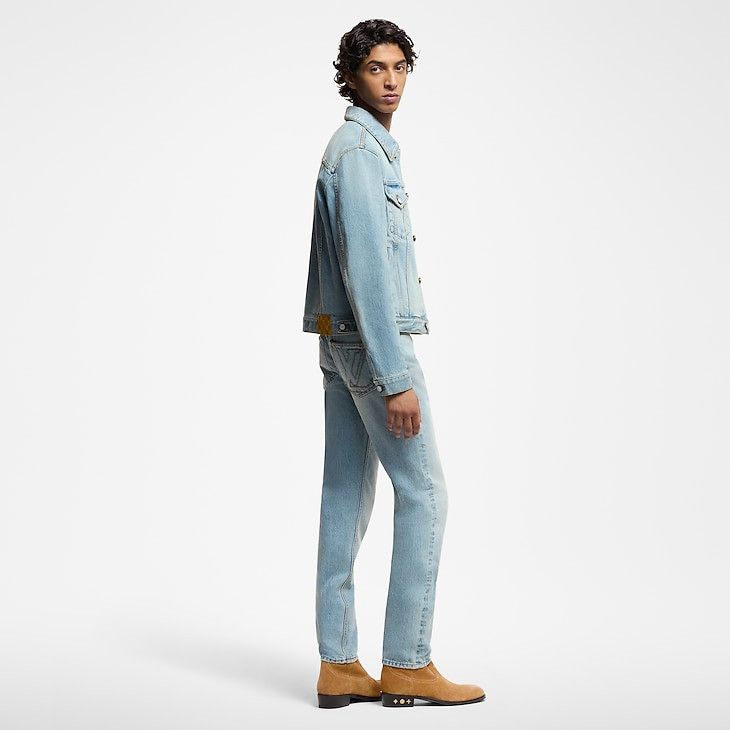 Louis Vuitton Slim Fit Denim Trousers Size US 30 / EU 46 - 2 Thumbnail