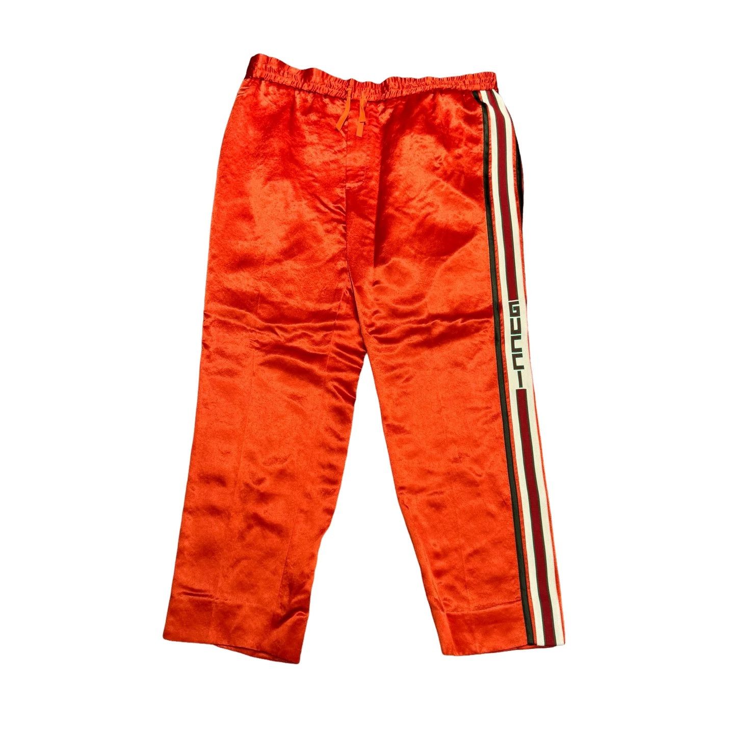 Gucci Gucci Web Stripe Satin Pants 50 Size US 34 / EU 50 - 1 Thumbnail