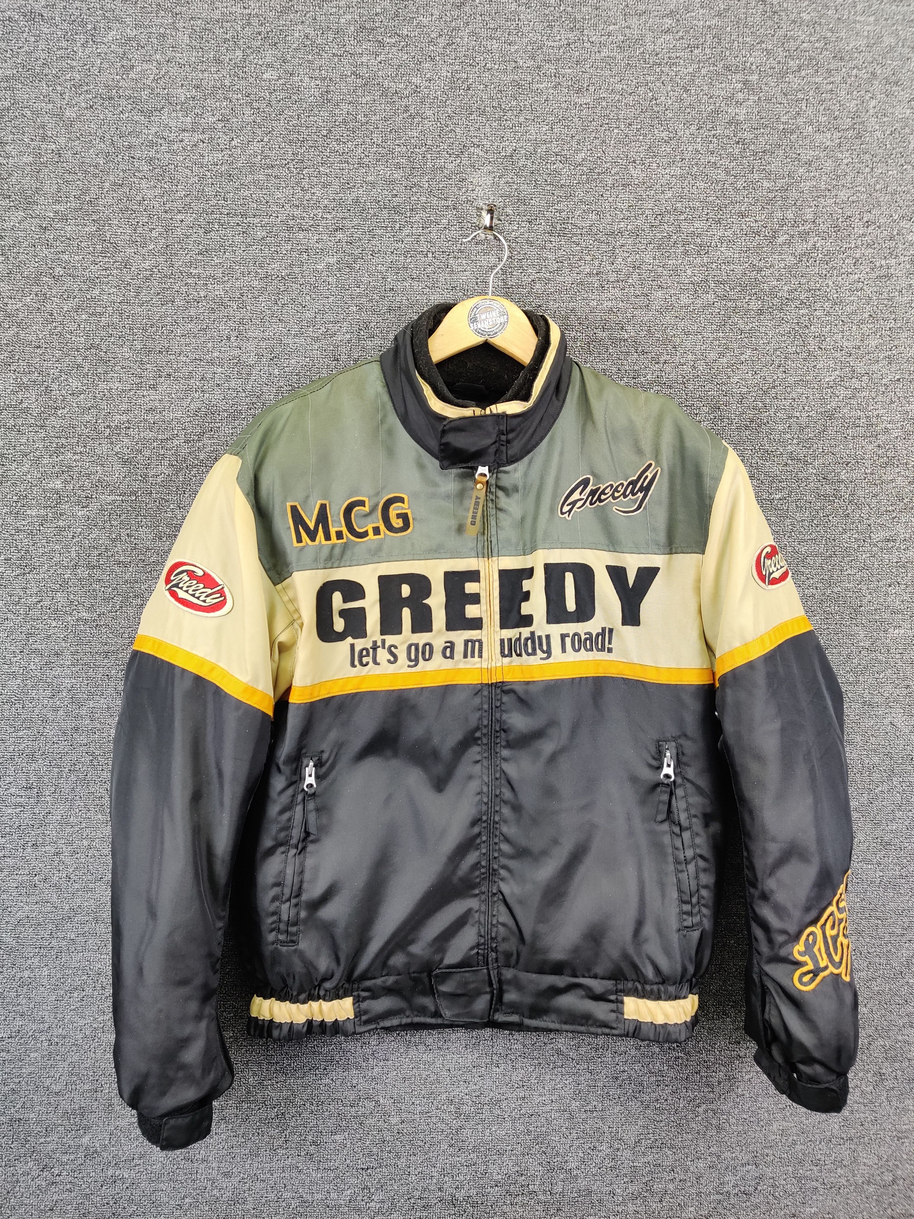Greedy Genius Vintage Greedy Racing Motorcycle Ridding Jacket Size US M / EU 48-50 / 2 - 1 Thumbnail