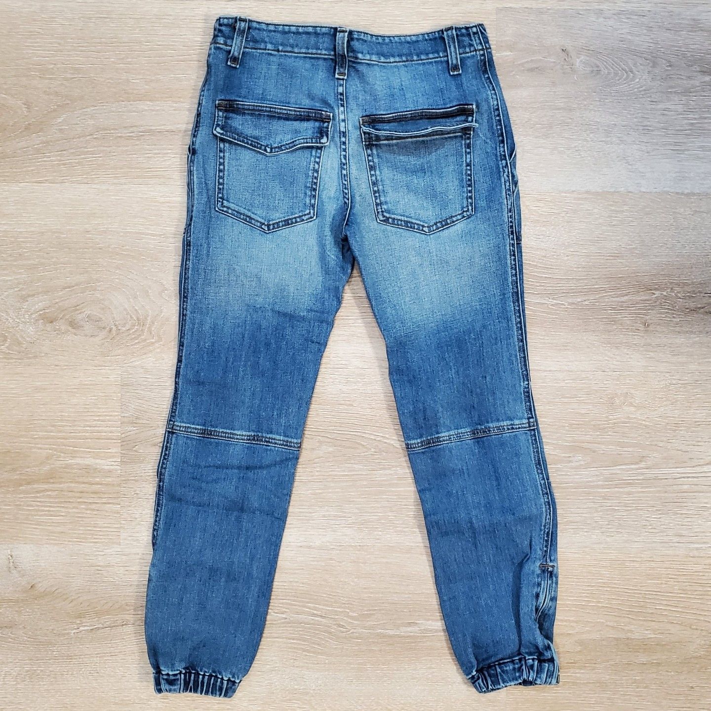 Designer × Nili Lotan Nili Lotan Cropped French Military Jeans Pant Joggers Duane Size 24" / US 00 / IT 34 - 6 Thumbnail