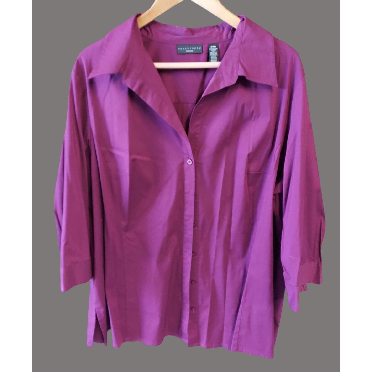 Other Womens Business Casual Plus Size 4X Bundle of 3 Blouses Q01 Size 4XL / US 24-26 - 3 Thumbnail