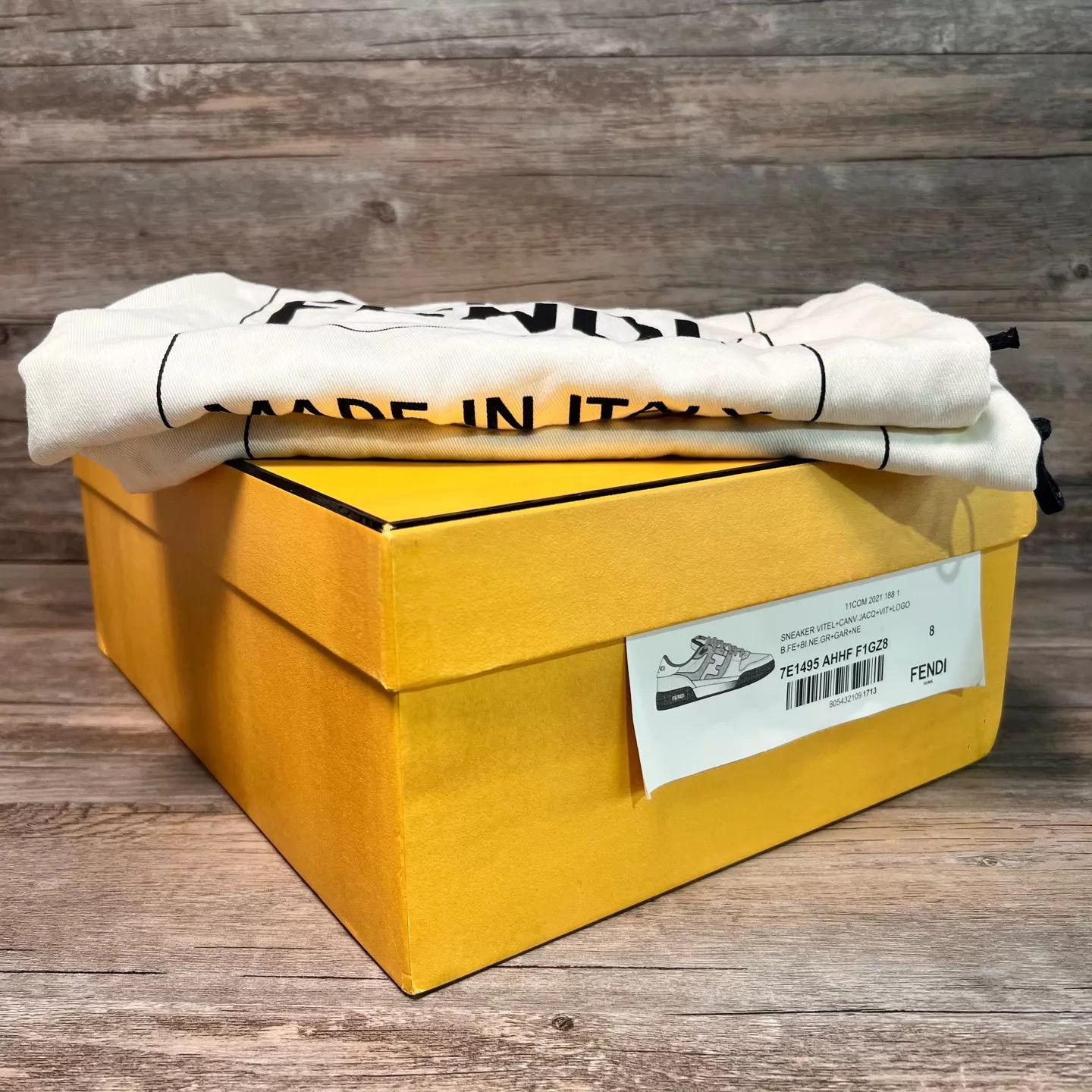 Fendi Fendi Match Tiger B/W/B Sneakers US8/EU42 95New Size US 9 / EU 42 - 8 Thumbnail