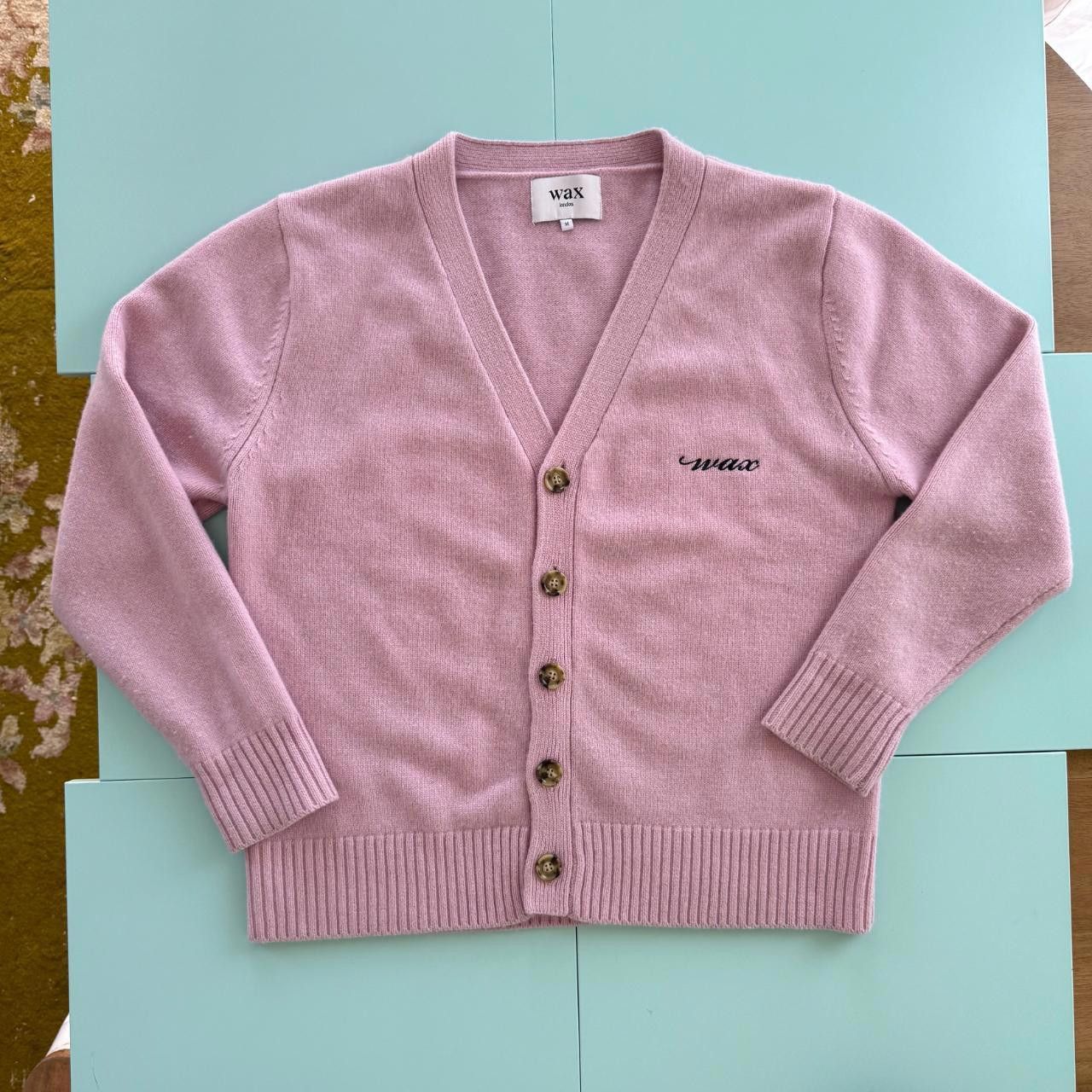 Wax London Wax London Schill Cardigan - Pink with Wax Logo Medium Size US M / EU 48-50 / 2 - 3 Thumbnail