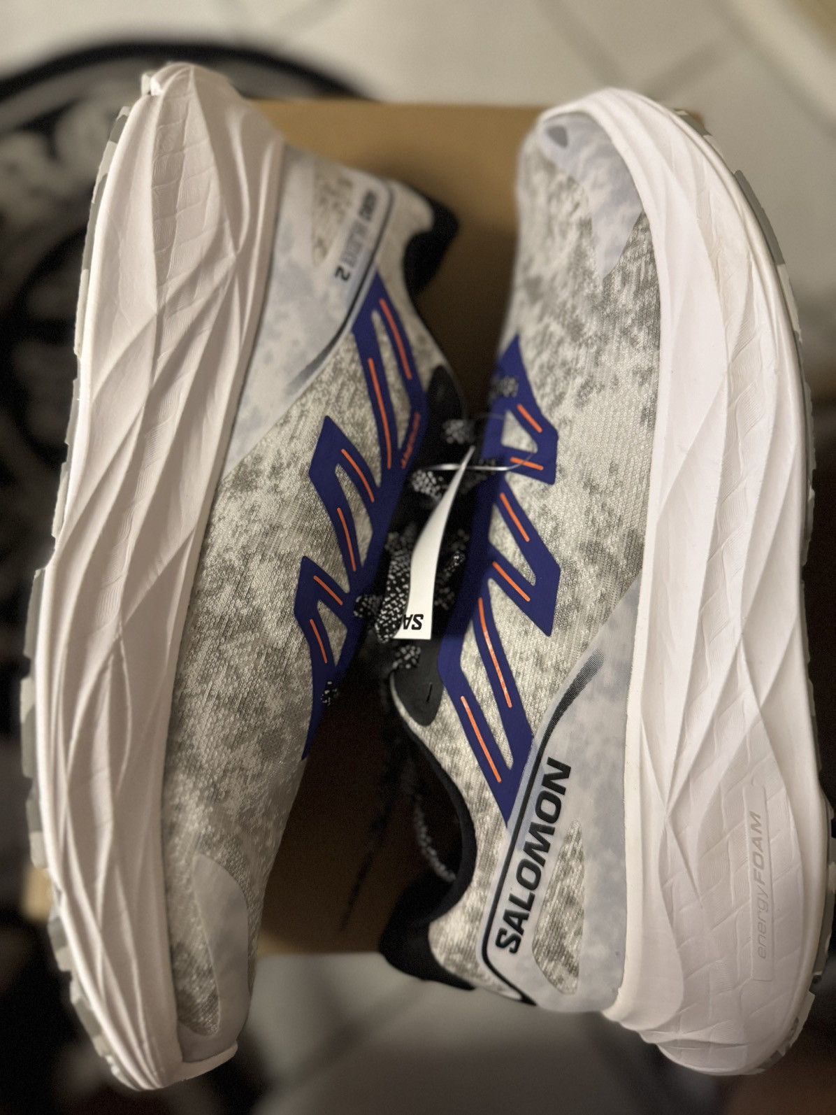 Salomon Aero Glide 2 White Phantom NEW Size US 11 / EU 44 - 6 Thumbnail