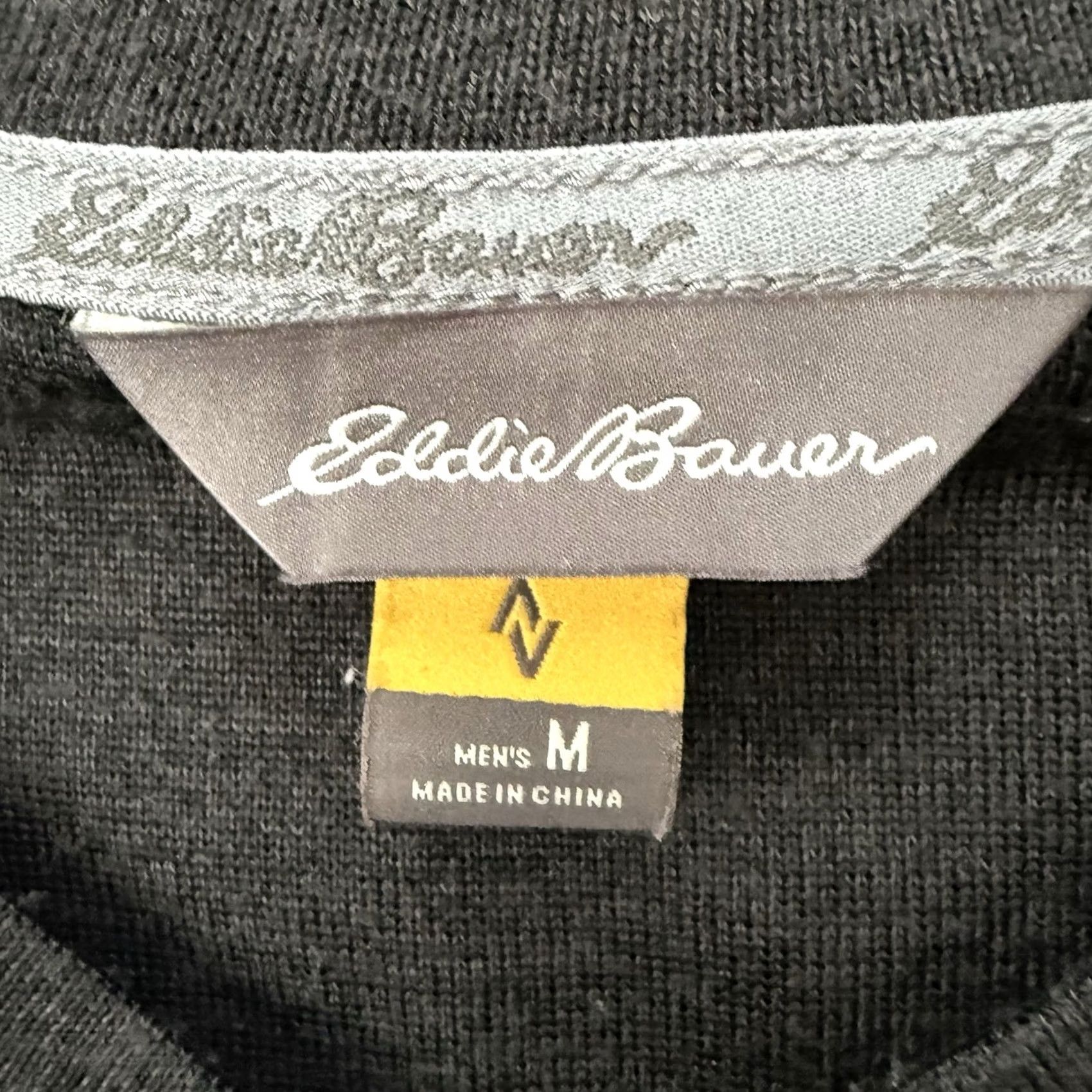 Eddie Bauer Eddie Bauer TRAVEX Henley T-Shirt Mens Medium Gray Long Sleeve Tee Snap Button Outdoor Size US M / EU 48-50 / 2 - 2 Thumbnail