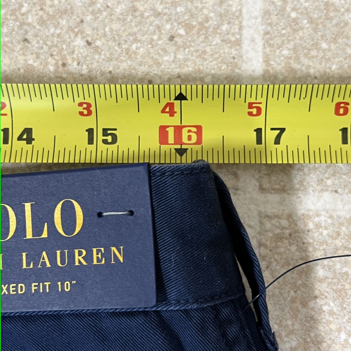 Polo Ralph Lauren Polo Ralph Lauren Shorts Navy BlueTwill Size 33 NWT Size US 33 - 6 Thumbnail