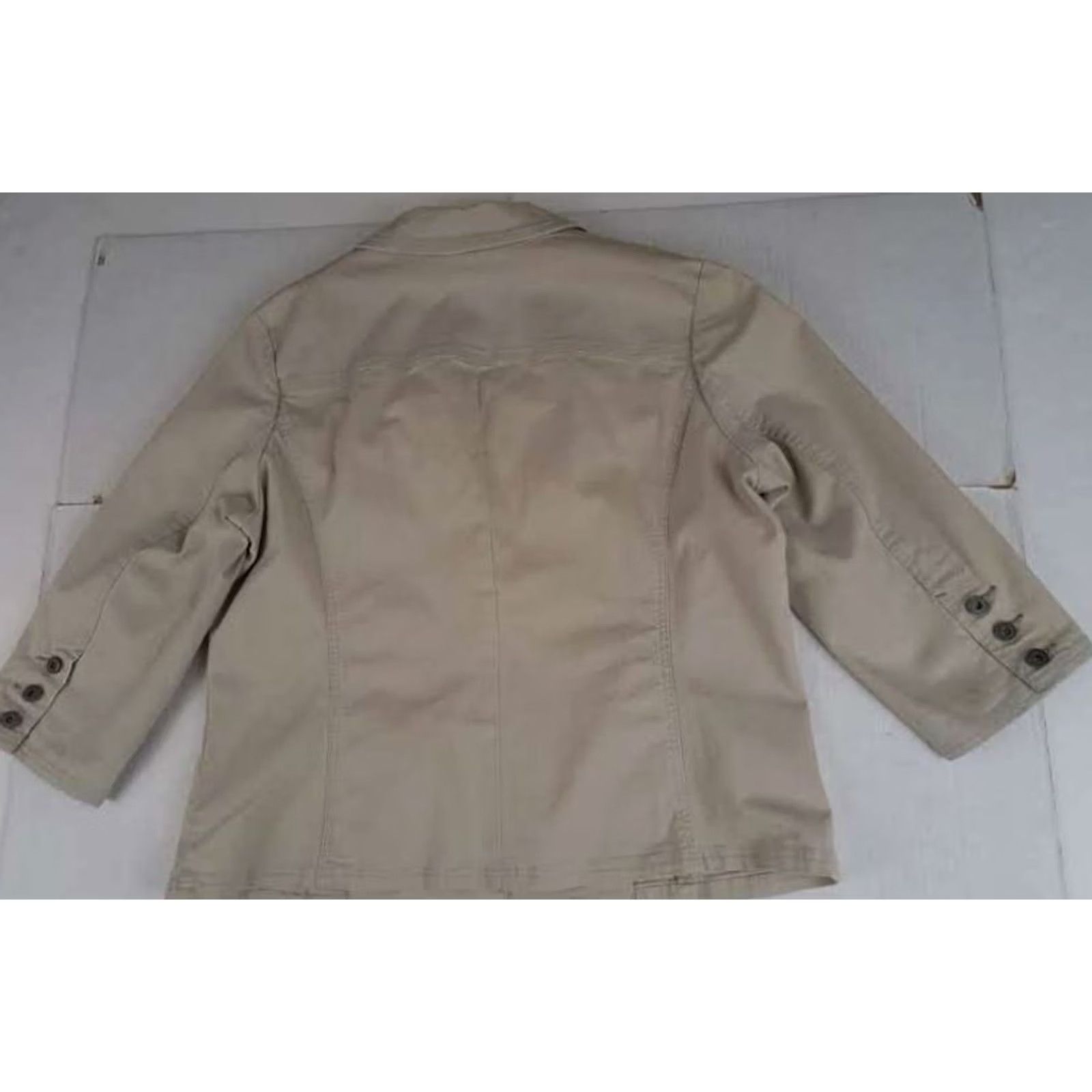 Old Navy Old Navy Blazer Woman Beige XXL Button Vintage Size XXL / US 16-18 / IT 52-54 - 7 Thumbnail
