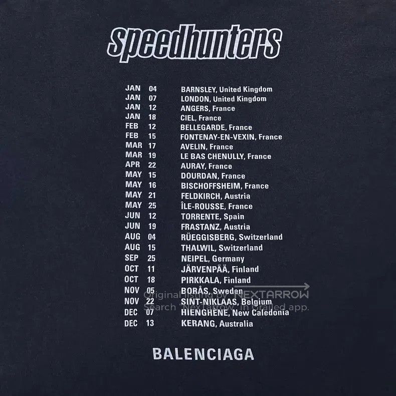 Balenciaga Balenciaga Distressed band logo lettering short sleeve Size US M / EU 48-50 / 2 - 5 Thumbnail