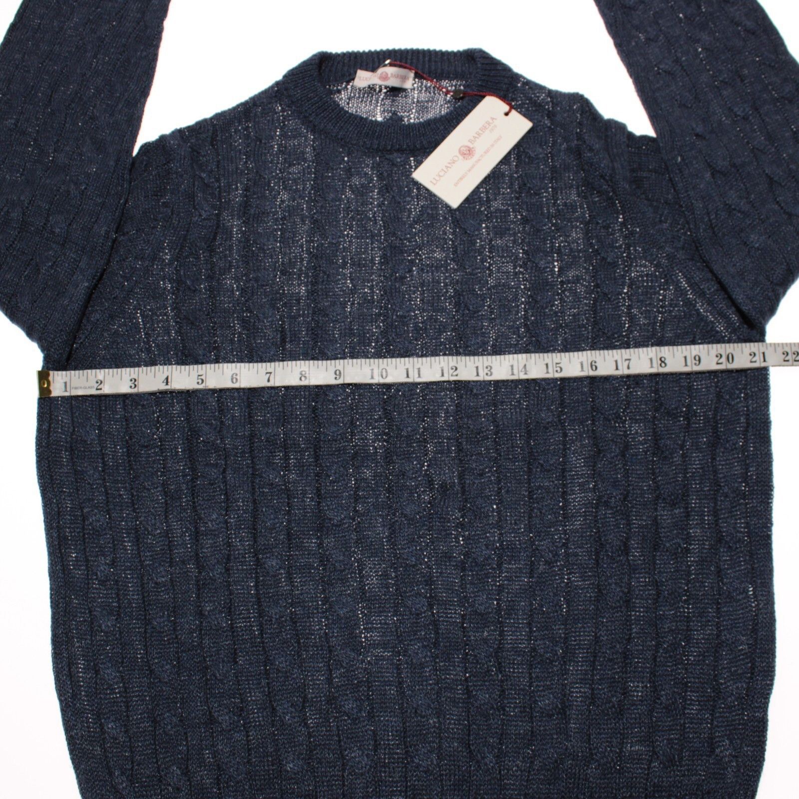 Luciano Barbera Luciano Barbera Sweater Size US M in Blue Size US M / EU 48-50 / 2 - 5 Thumbnail