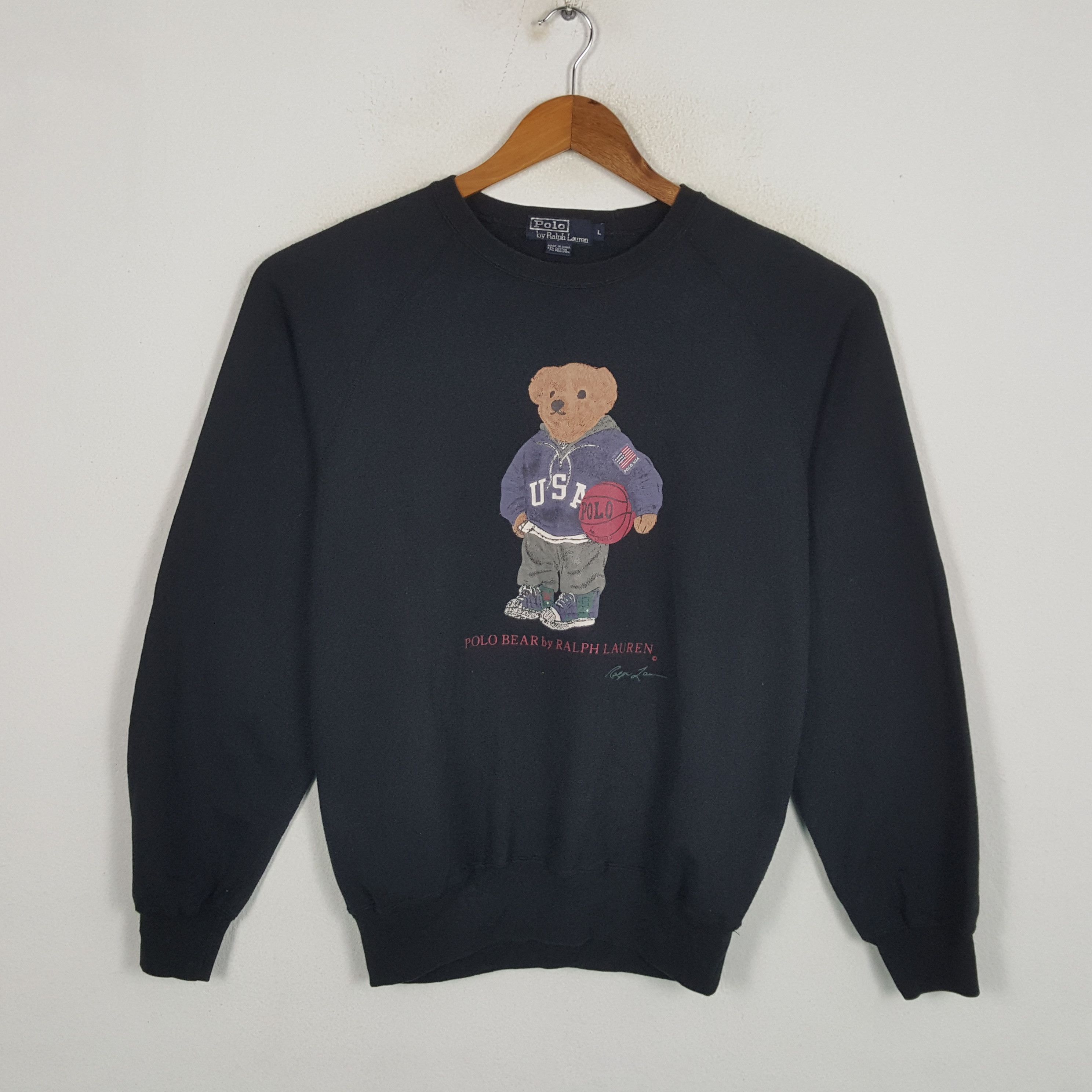 Vintage POLO BEAR By Ralph Lauren Fashion Style Sweatshirts