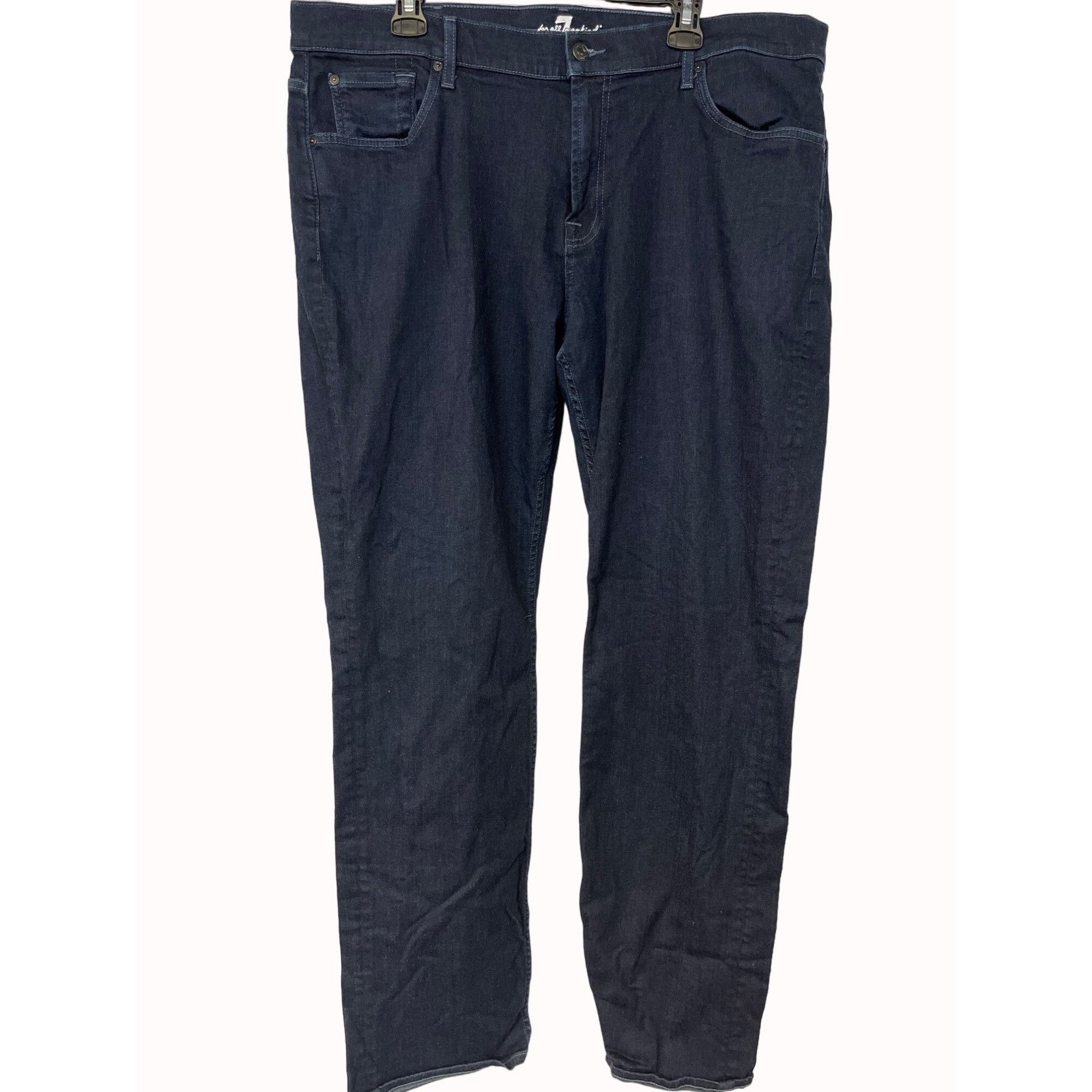 7 For All Mankind 7 For All Mankind Austyn Mens Blue Straight Leg Jeans Size 4 Size US 40 / EU 56 - 1 Thumbnail