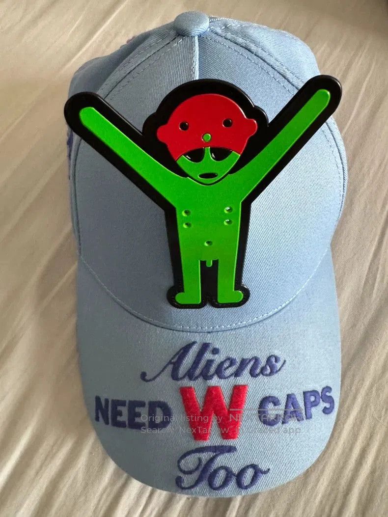 Walter Van Beirendonck Walter Van Beirendonck Blue Alien Cap . Size ONE SIZE - 1 Thumbnail
