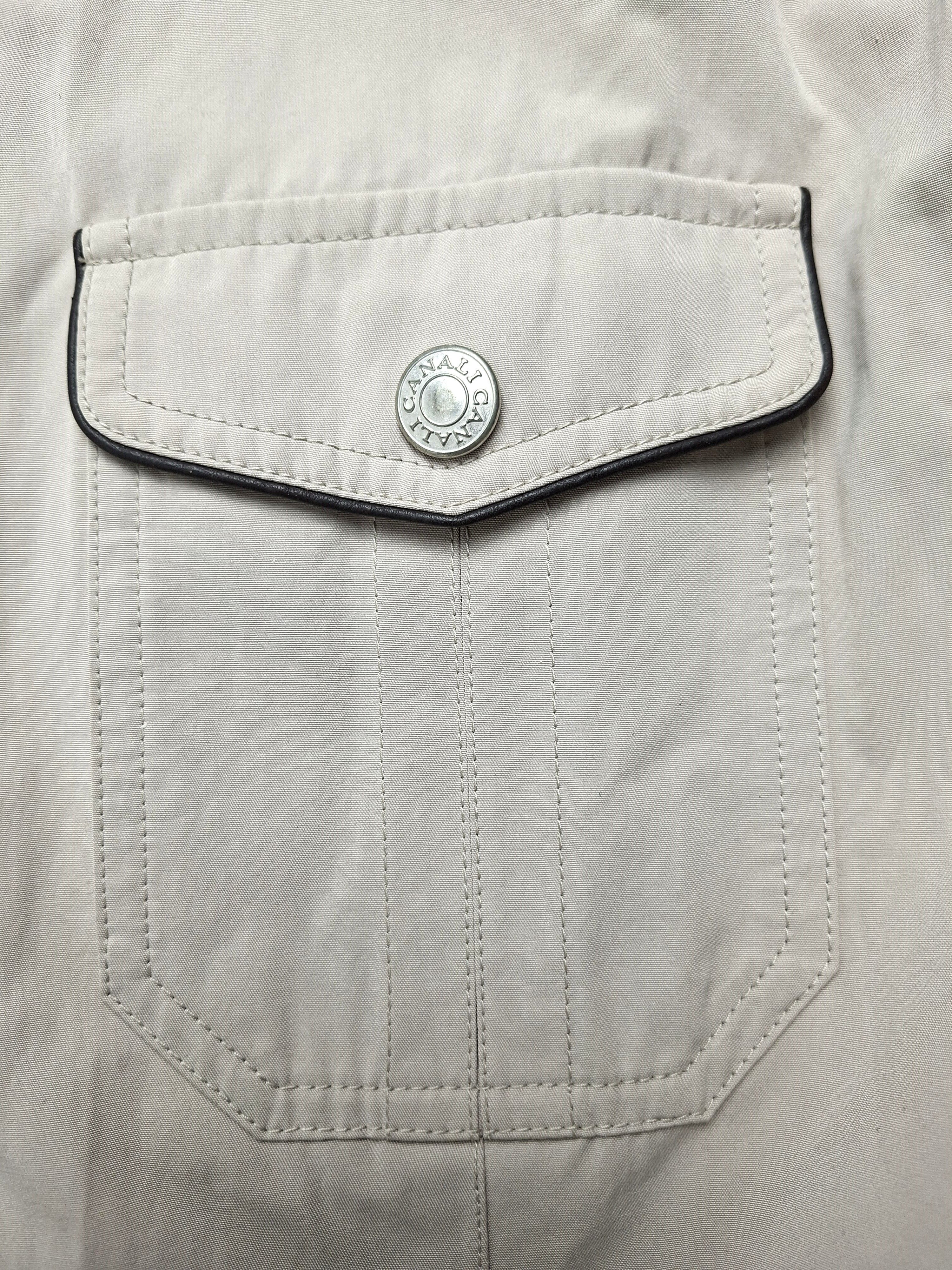 Canali CANALI Rain & Wind Tech Field Jacket Beige L/XL Utility Size US XL / EU 56 / 4 - 7 Thumbnail