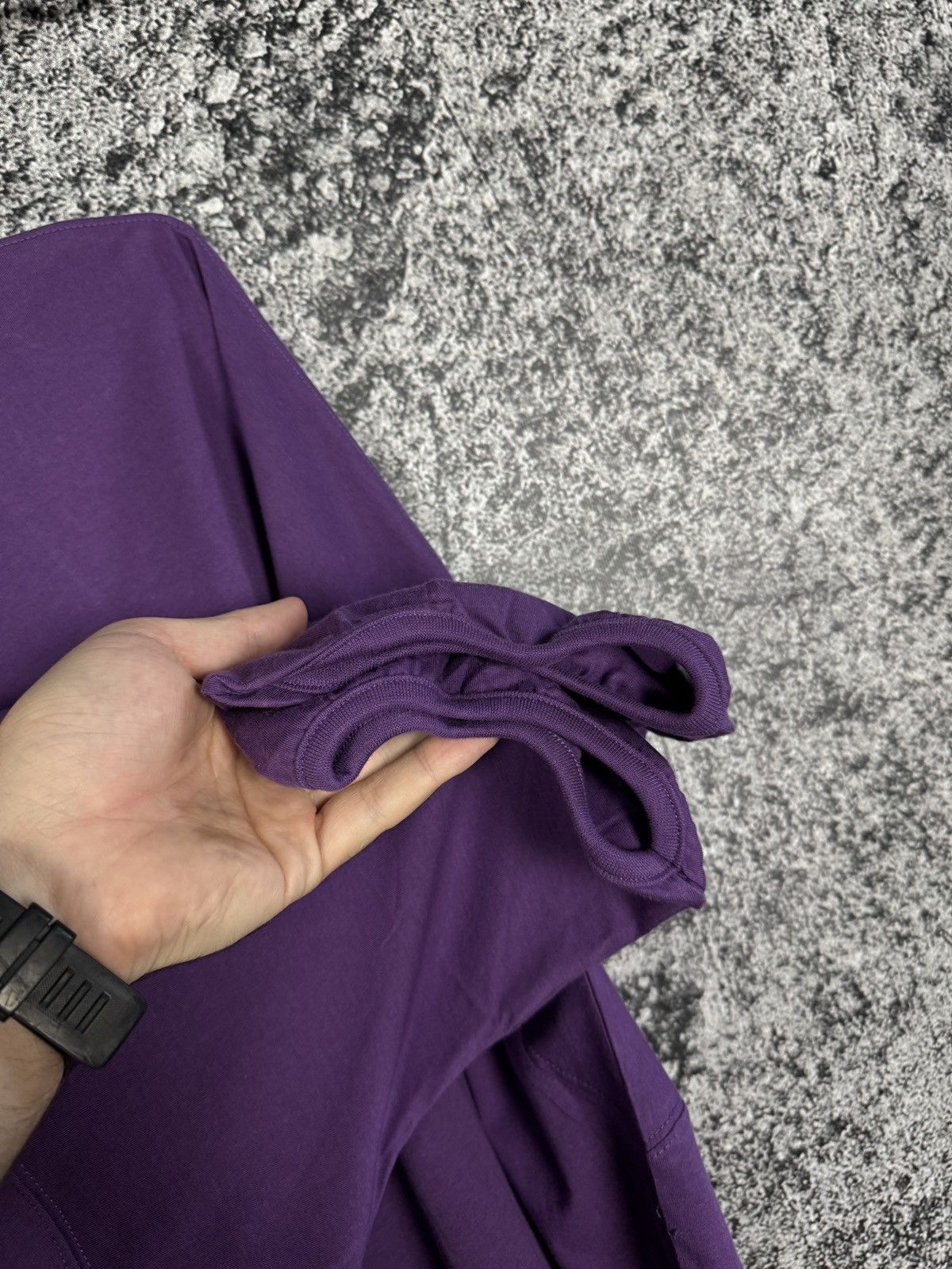 Adidas Adidas Vintage 90s Henley Purple Shirt Balloon Sleeve Size L Size US L / EU 52-54 / 3 - 13 Thumbnail