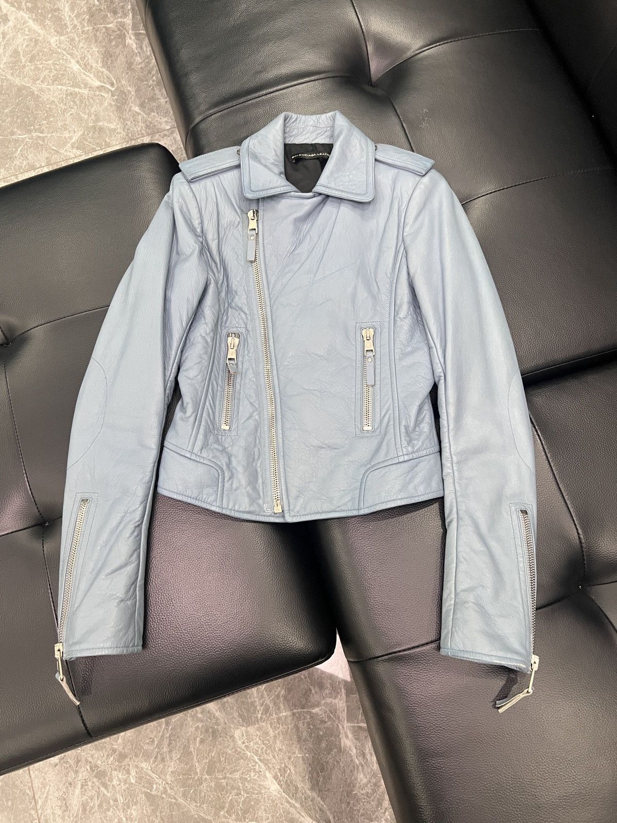 Balenciaga Balenciaga 2012 Slim Biker Jacket Size US XS / EU 42 / 0 - 3 Thumbnail