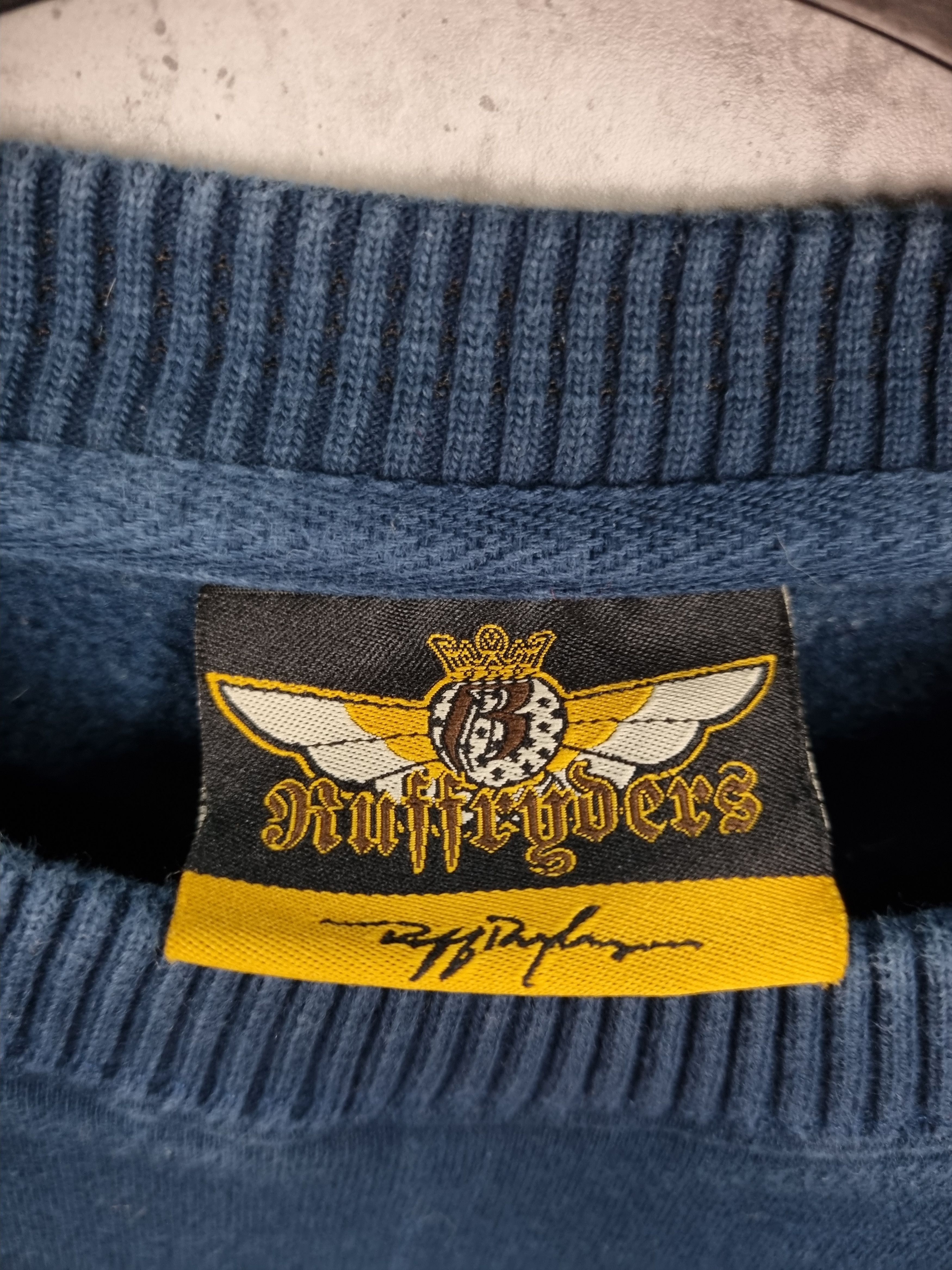Rap Tees × Ruff Ryders × Vintage Ruff Ryders Spellout Big Logo Faded Sweatshirt Size US XL / EU 56 / 4 - 11 Thumbnail
