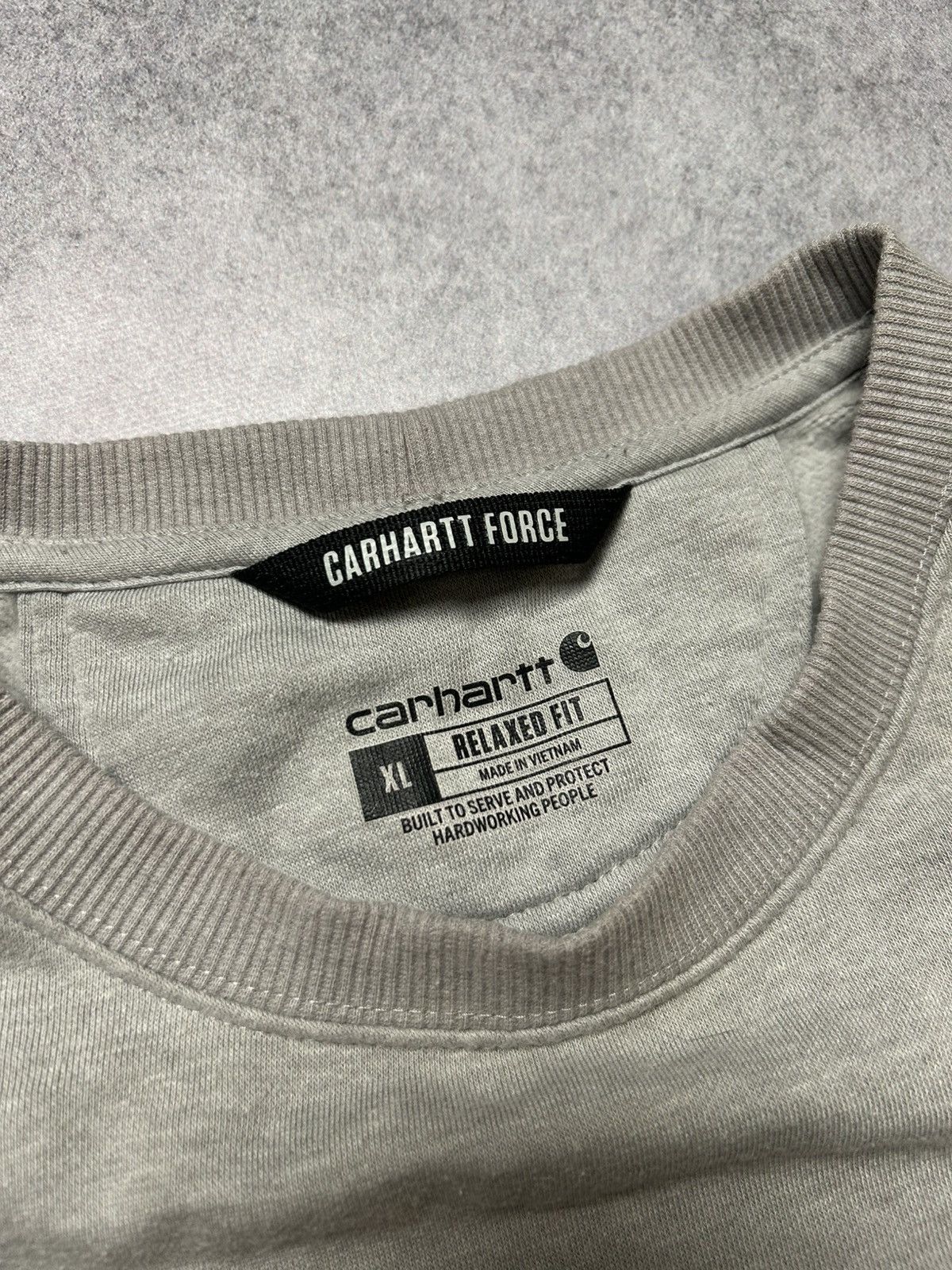 Carhartt CARHARTT FORCE WIP small logo pocket crewneck sweatshirt Size US XL / EU 56 / 4 - 3 Thumbnail