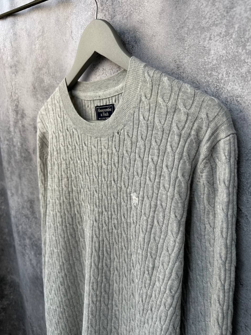 Abercrombie & Fitch Abercrombie Fitch Cable Knit Merino Wool Sweater Crew Neck Size US M / EU 48-50 / 2 - 6 Thumbnail