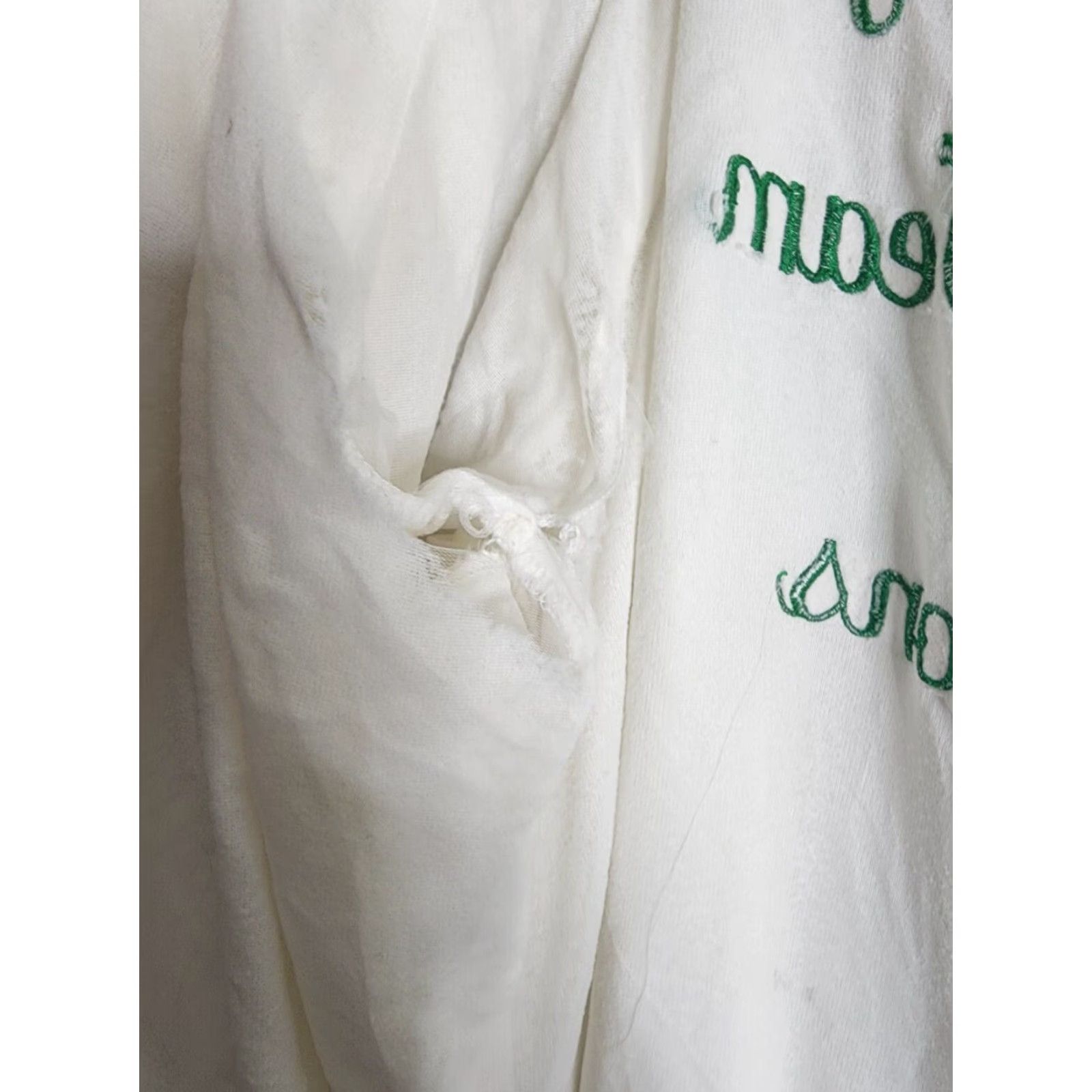 Champion VTG XL Polk County Academic Team Champions Satin Snap Jacket Ivory Men XL Varsity Jacket Football School 90s Distressed Logo N/A? Size US XL / EU 56 / 4 - 3 Thumbnail