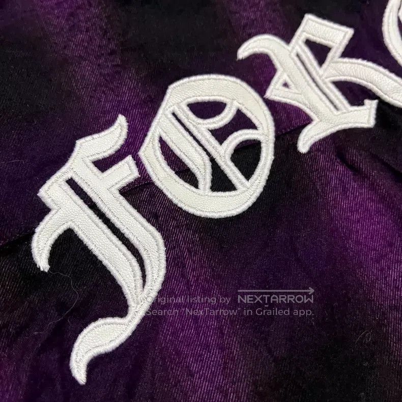 Amiri Amiri Purple Sanskrit shirt Size US M / EU 48-50 / 2 - 8 Thumbnail