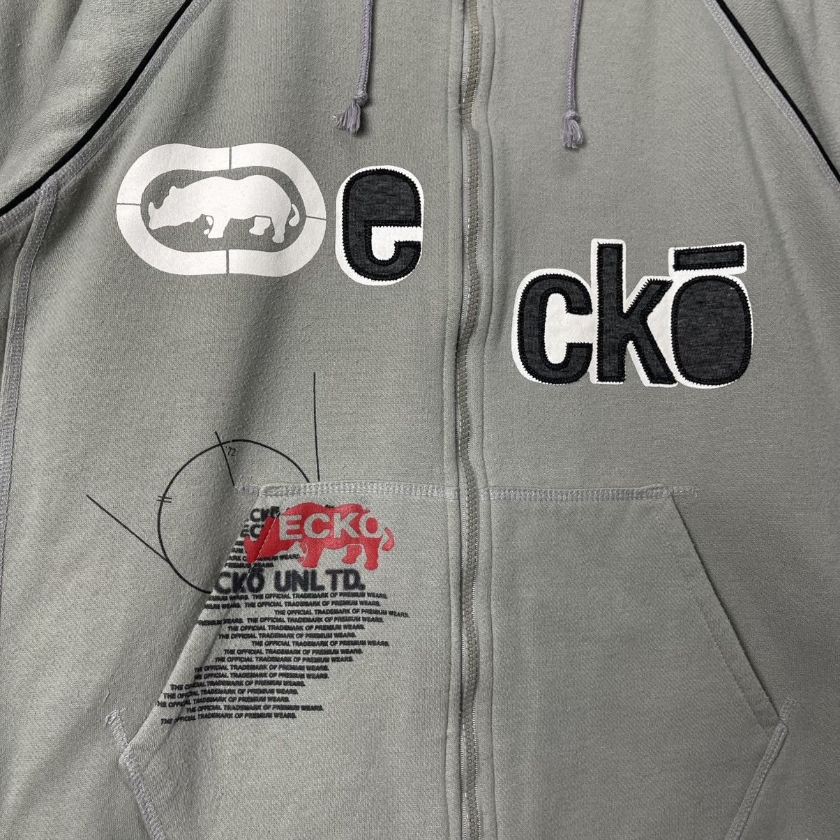 Ecko Unltd. Vintage 2002 Ecko Unlimited Full Zip Hoodie Size US L / EU 52-54 / 3 - 3 Thumbnail