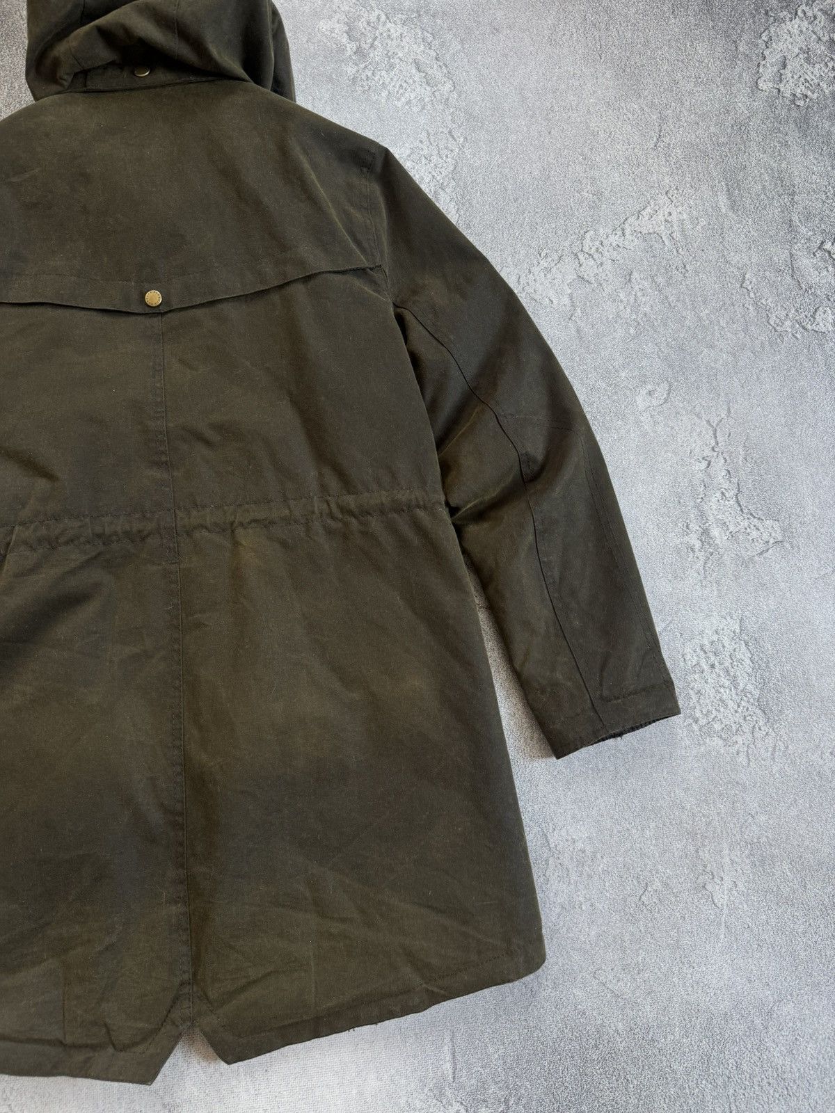 Barbour Barbour UK14/US10/EUR40 thrunton wax jacket waxed coat parka Size L / US 10 / IT 46 - 18 Thumbnail