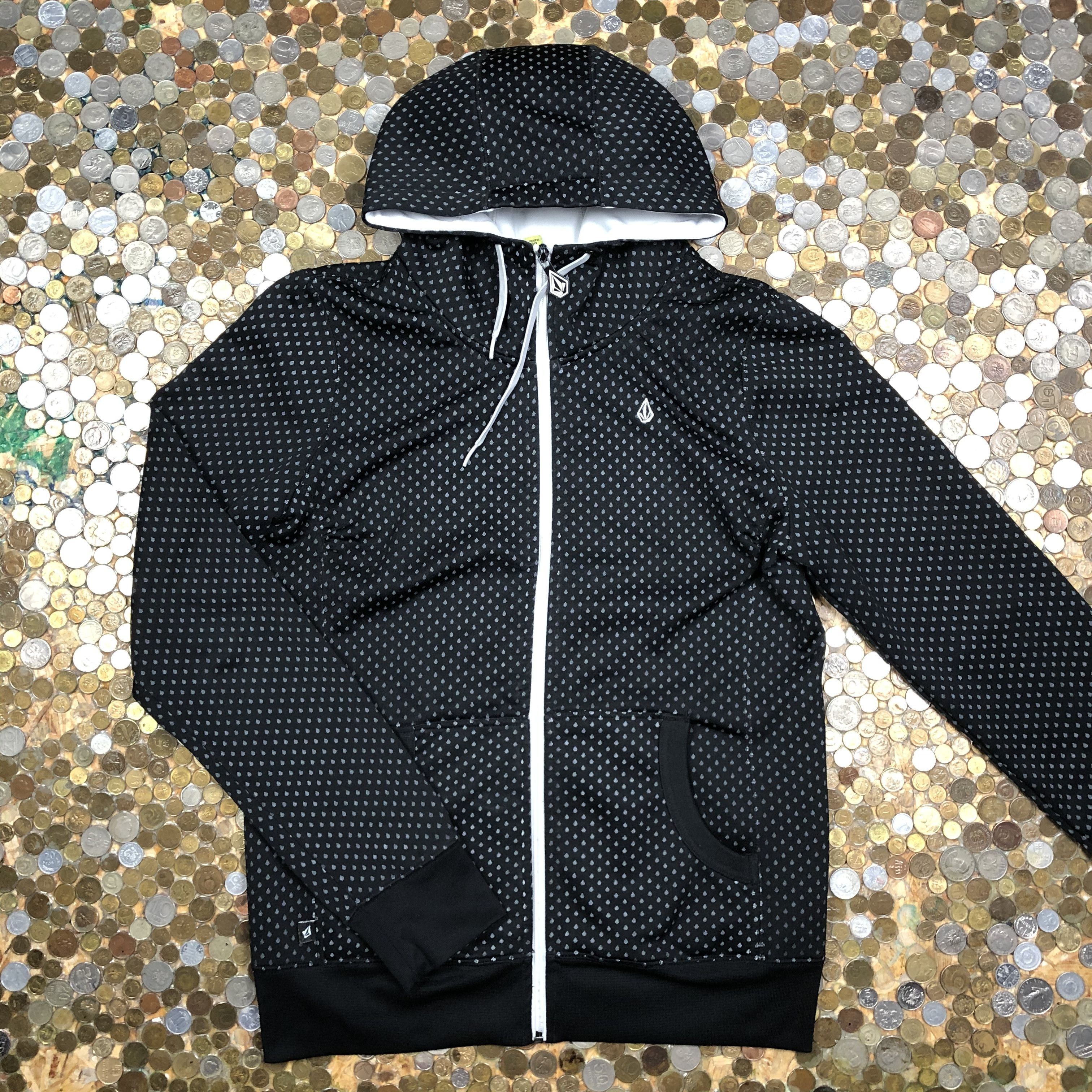 Vintage Volcom sweatshirt zip like jacket hoodie Size US M / EU 48-50 / 2 - 1 Thumbnail