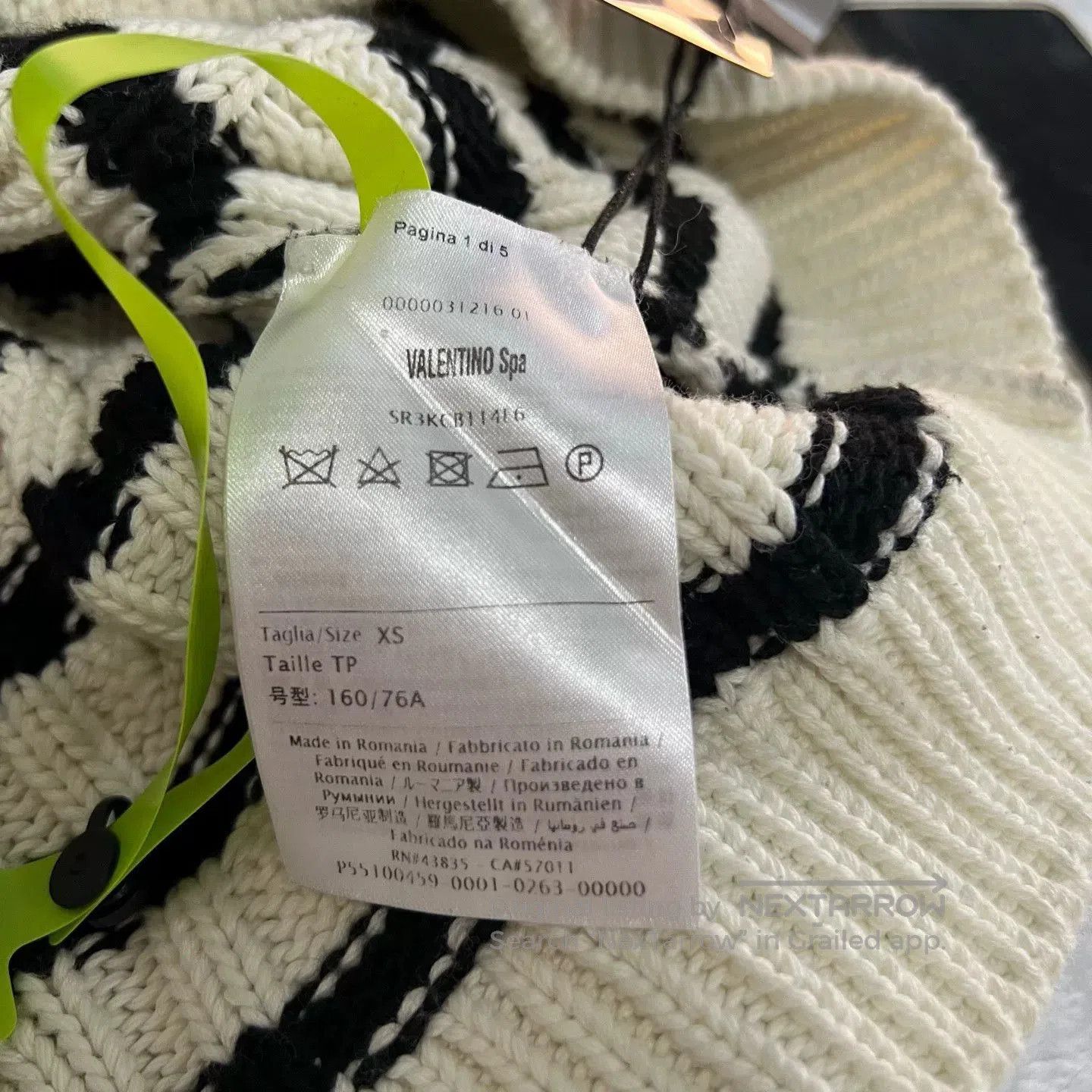 Other striped heart sweater by valentino. Size XS / US 0-2 / IT 36-38 - 4 Thumbnail