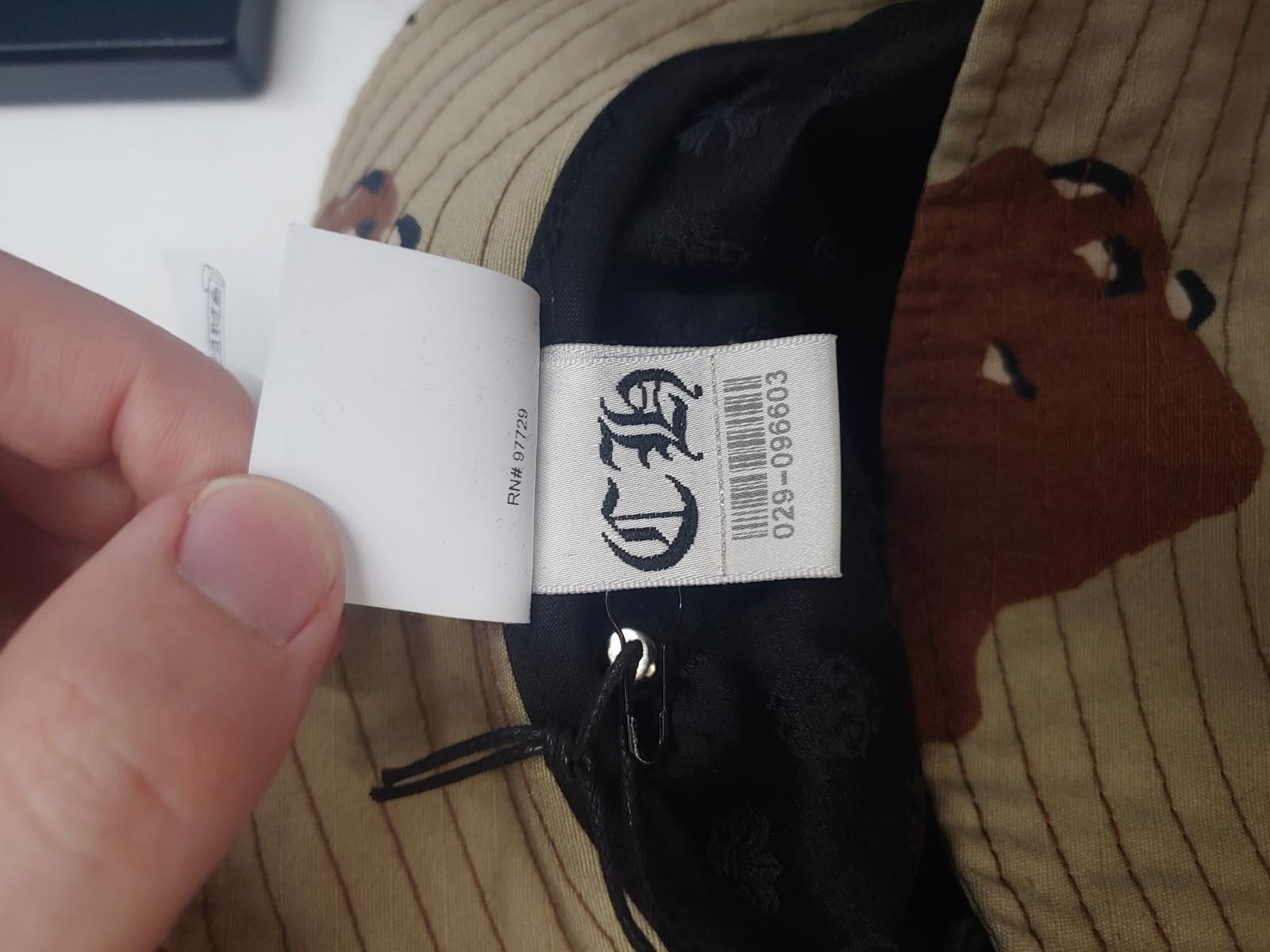 Chrome Hearts CHROME HEARTS MATTY BOY SEX RECORDS DESERT CAMO BUCKET HAT Size ONE SIZE - 6 Thumbnail