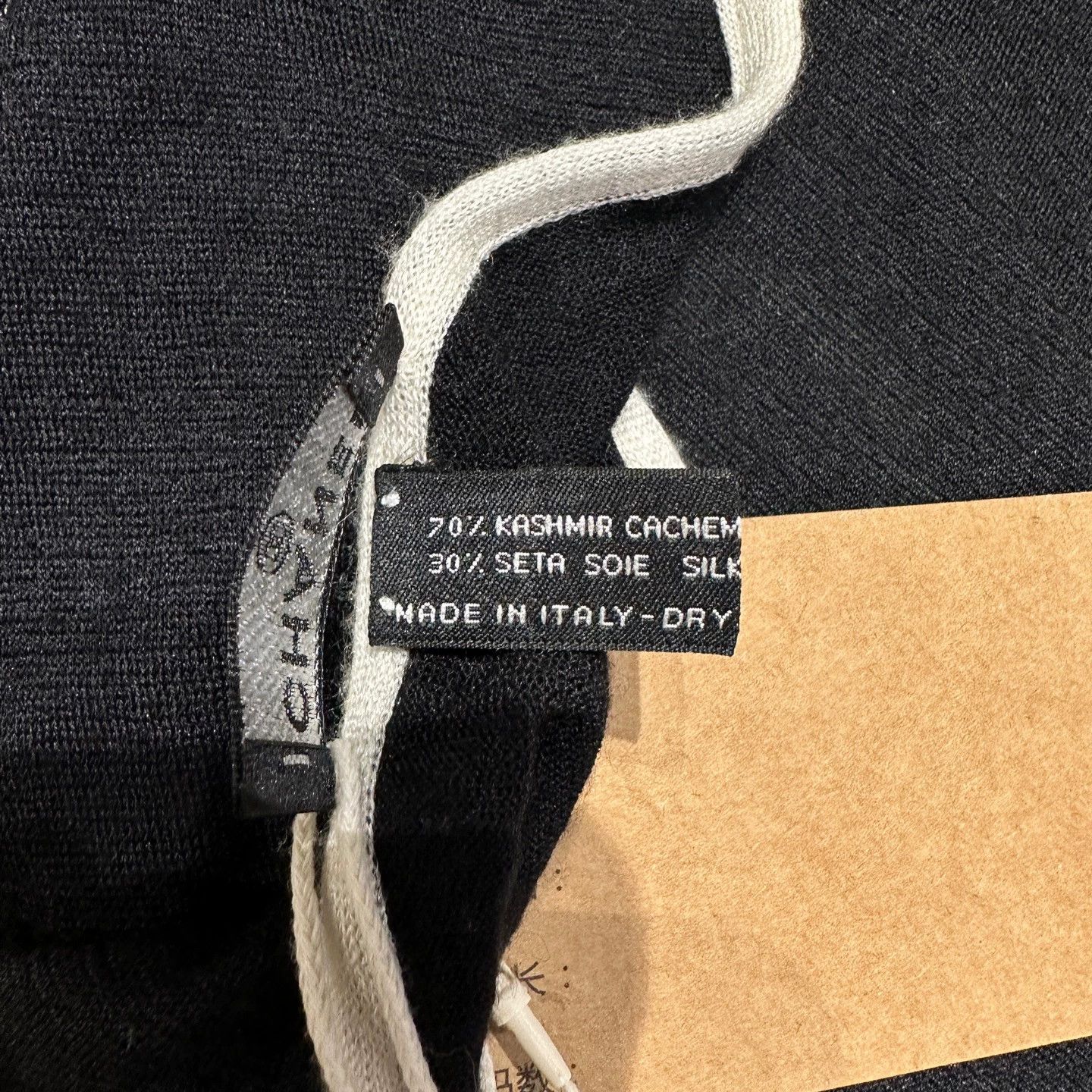 Chanel Chanel may393 Logo Silk Cashmere Scarf Size ONE SIZE - 4 Thumbnail