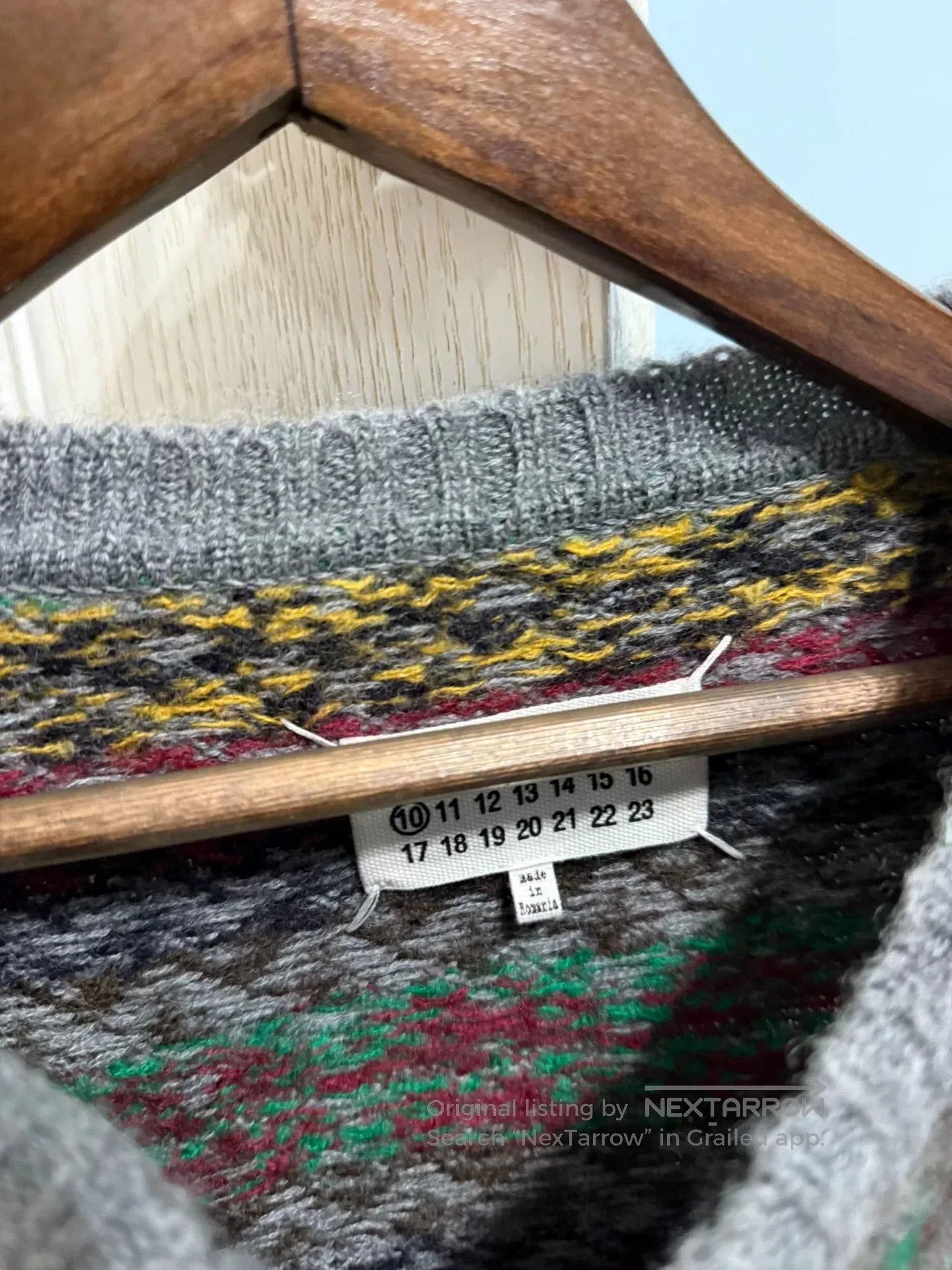 Maison Margiela Maison Margiela Fair Isle Sweater. Size M / US 6-8 / IT 42-44 - 2 Thumbnail