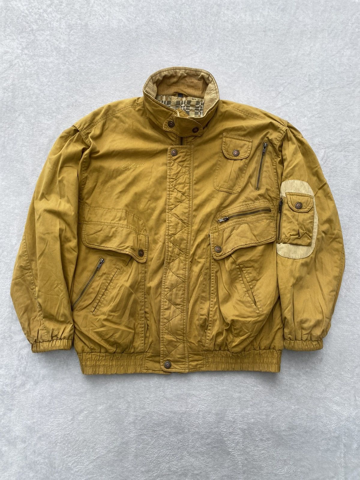 Japanese Brand 90s Chiori Multipocket Utility Bomber Jacket Size US L / EU 52-54 / 3 - 1 Thumbnail