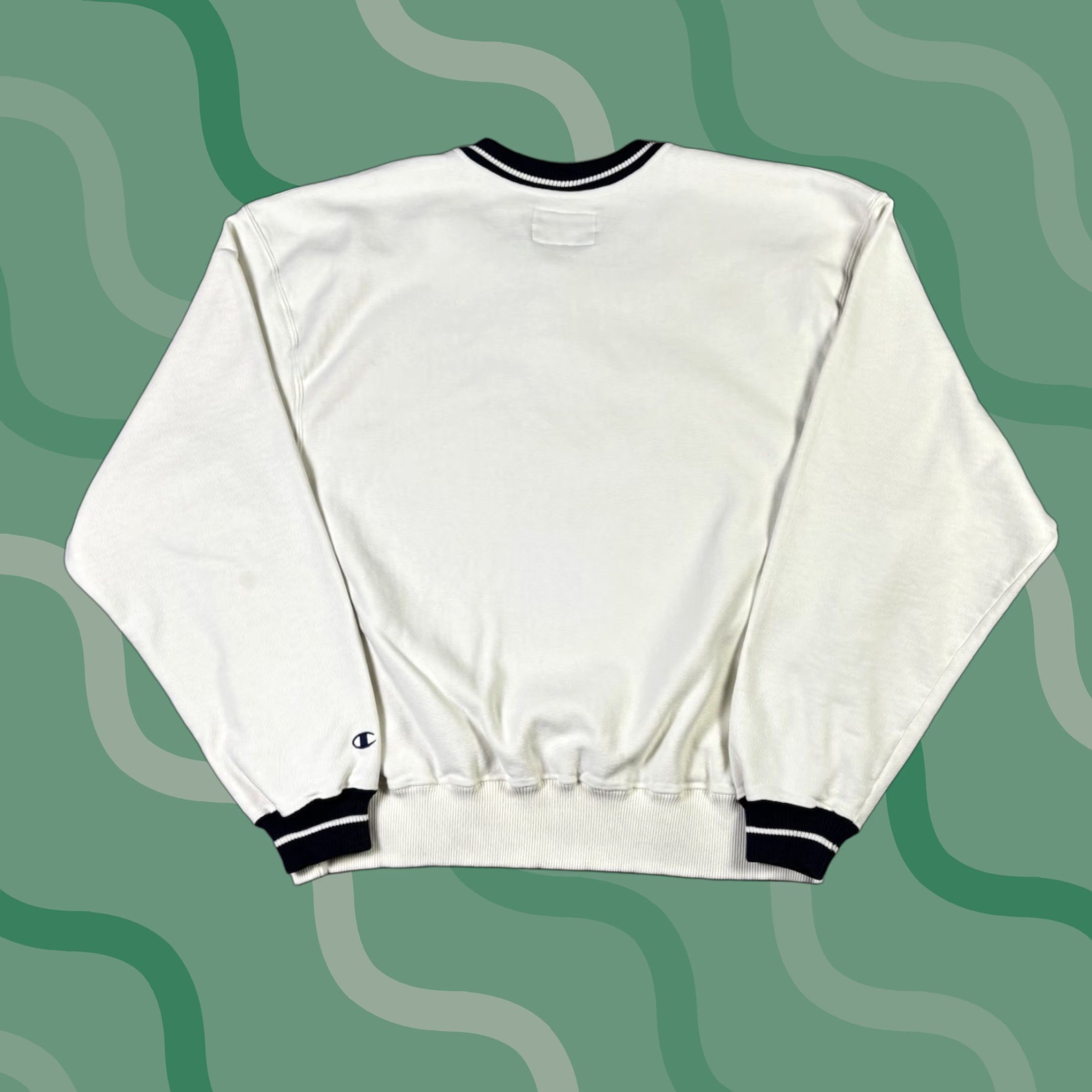 Champion VINTAGE Champion Reverse Weave Sweatshirt White Pullover XL Men 90s USA Size US XL / EU 56 / 4 - 1 Thumbnail