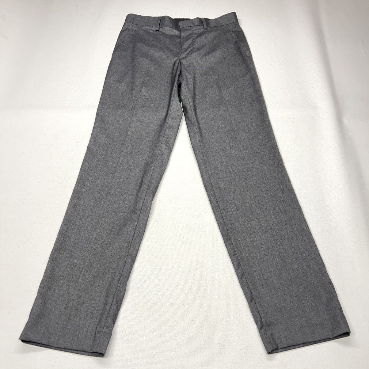 J Ferrar J. Ferrar Pants Grey Slim Fit Dress Formal Suit Bottoms Size US 30 / EU 46 - 1 Thumbnail