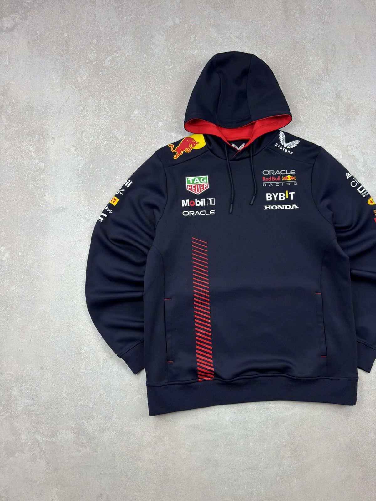 Red Bull Red Bull Racing F1 Team 2023 Blue Pepe Jeans Hoodie Pullover Size US L / EU 52-54 / 3 - 4 Thumbnail