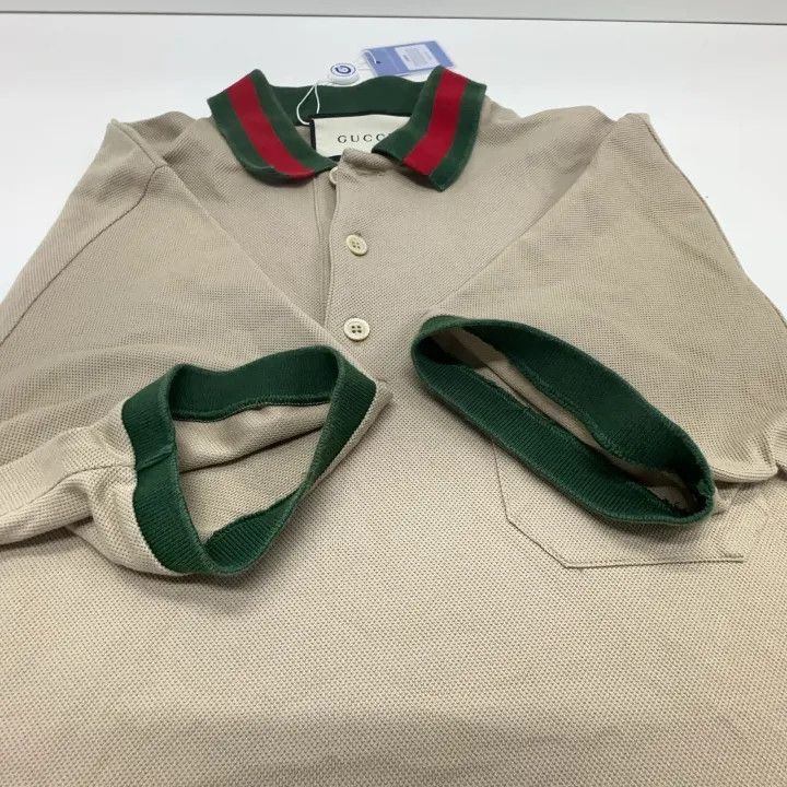 Gucci Gucci Gucci SS22 Brown Striped Polo Shirt -2506 Size US XS / EU 42 / 0 - 9 Thumbnail
