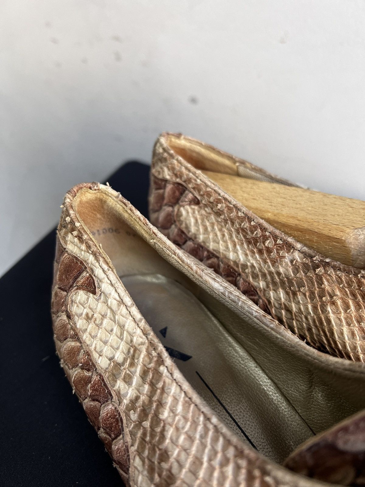If Six Was Nine Leather python snake low shoes hype rick owens style 90s Size US 6 / IT 36 - 10 Thumbnail