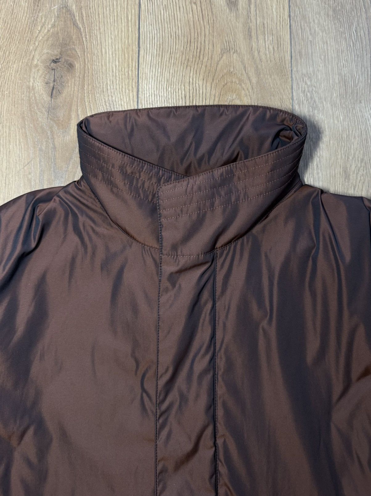 Hugo Boss Hugo Boss OBalt Brown Hooded Nylon Parka Coat Rare Luxury Size US XL / EU 56 / 4 - 14 Thumbnail
