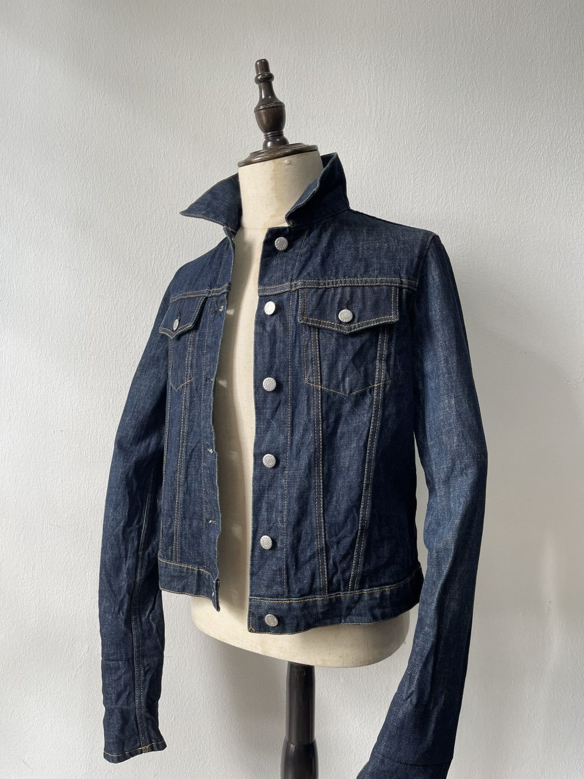 Helmut Lang 2000 Helmut Lang Elongated Denim Jacket c1 Size US S / EU 44-46 / 1 - 3 Thumbnail