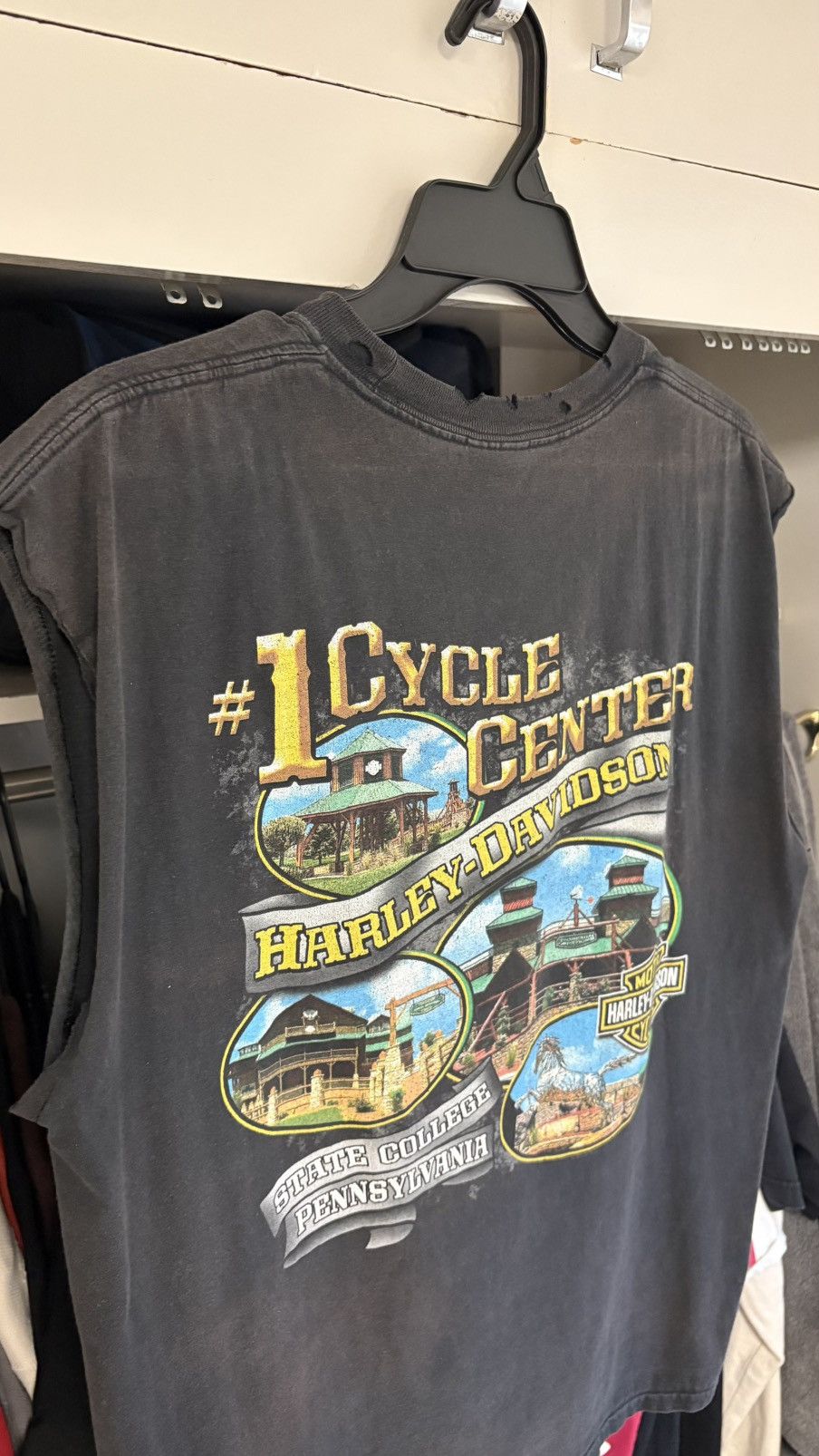 Harley Davidson Harley Davidson black sleeveless shirt Size US L / EU 52-54 / 3 - 4 Thumbnail