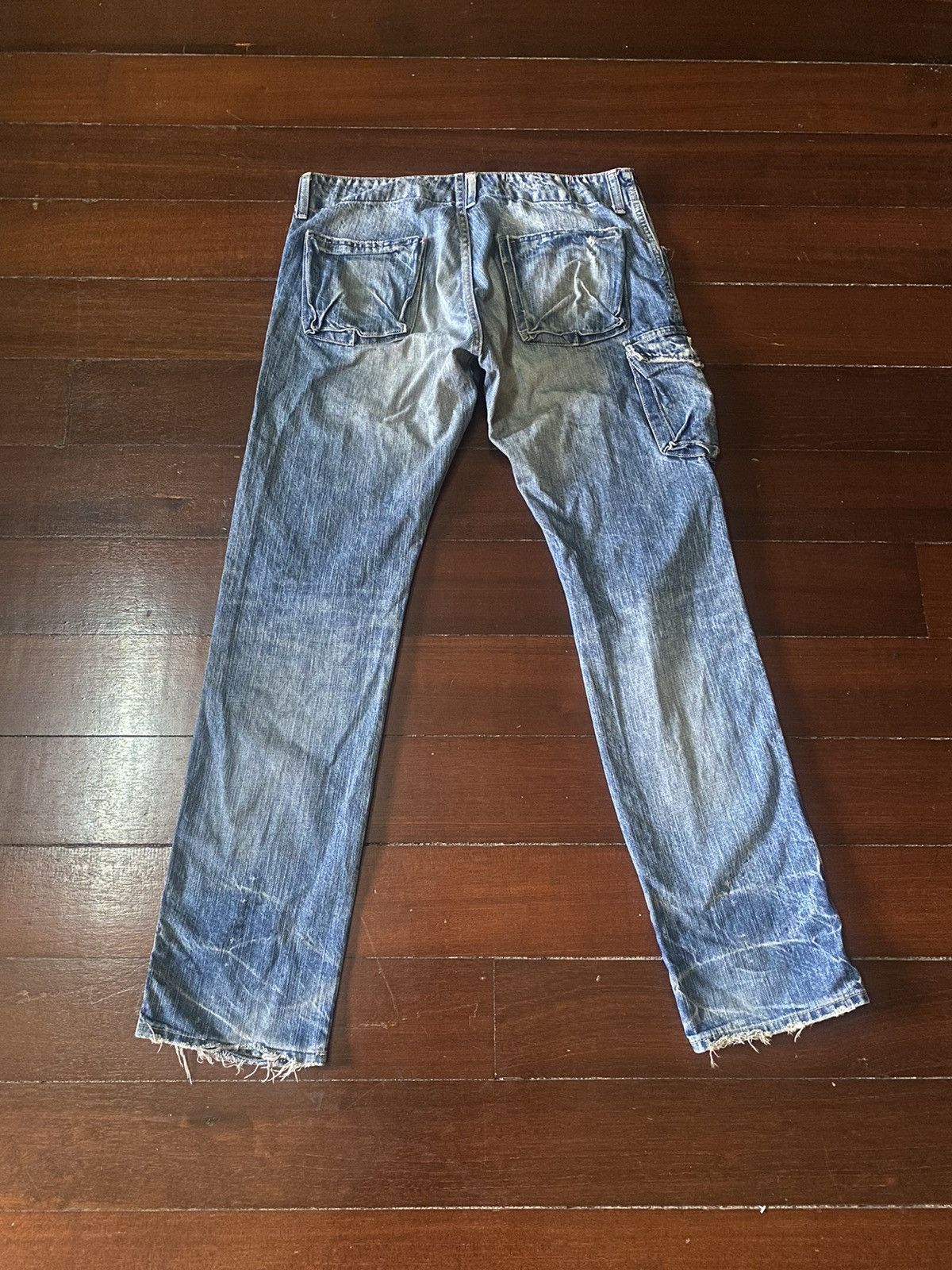 Orslow FIRE 🔥 JOHN BULL KOJIMA JAPAN CARGO DISTRESSED HONEY COMB Size US 36 / EU 52 - 12 Thumbnail