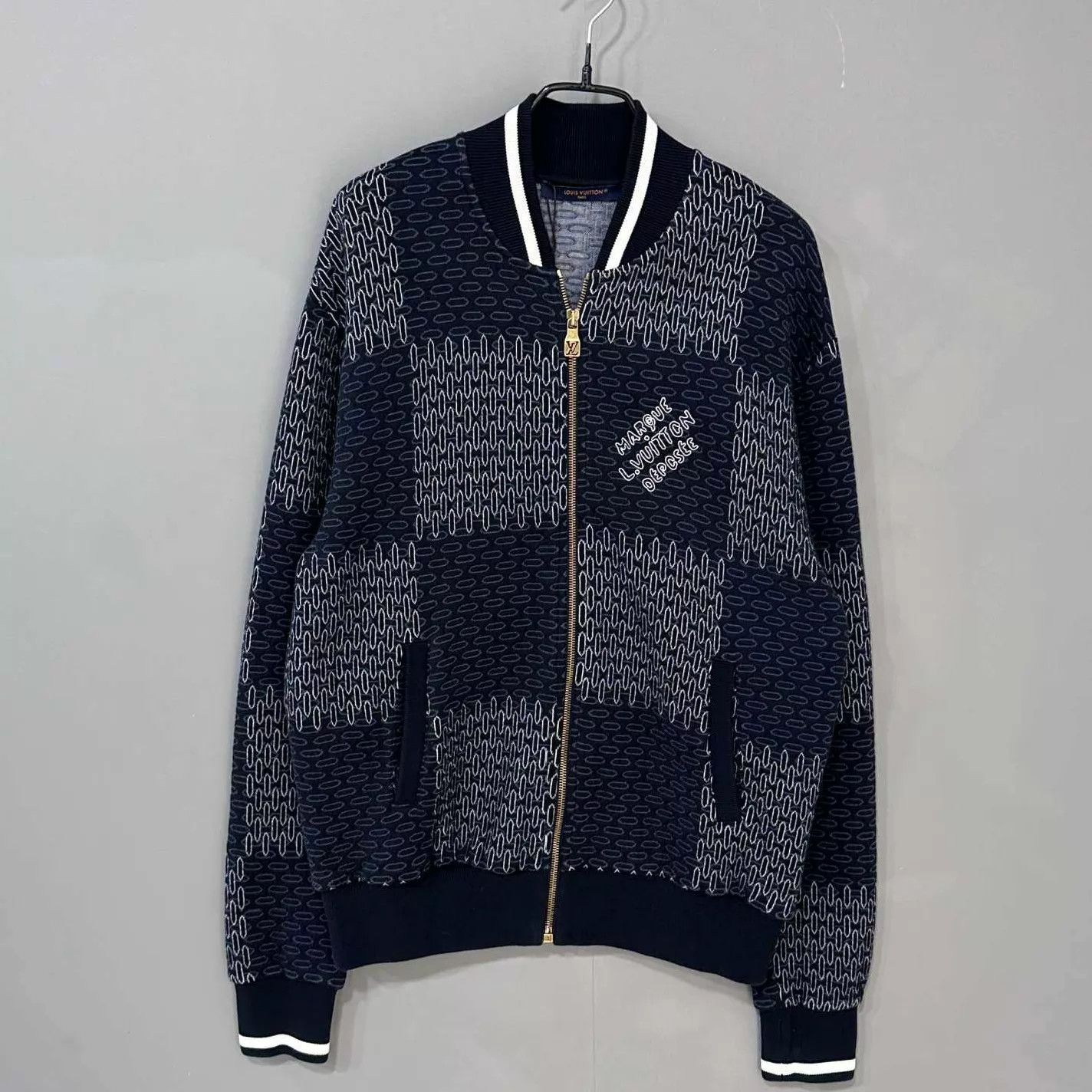 Louis Vuitton LV Checkerboard Zip-Up Jacket Men's M Size US M / EU 48-50 / 2 - 1 Thumbnail