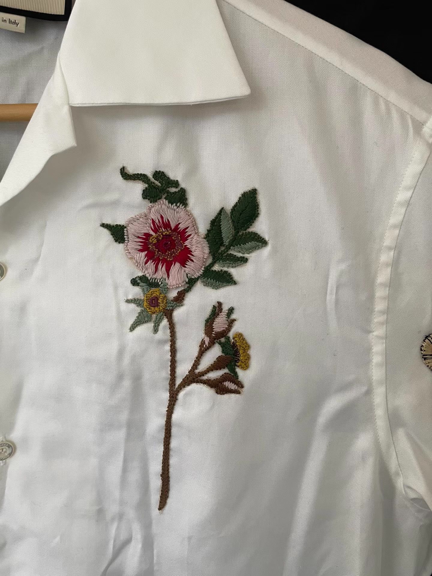 Gucci Gucci 17SS Dragon Embroidered Short-Sleeve Shirt Ｑ21 Size US S / EU 44-46 / 1 - 5 Thumbnail